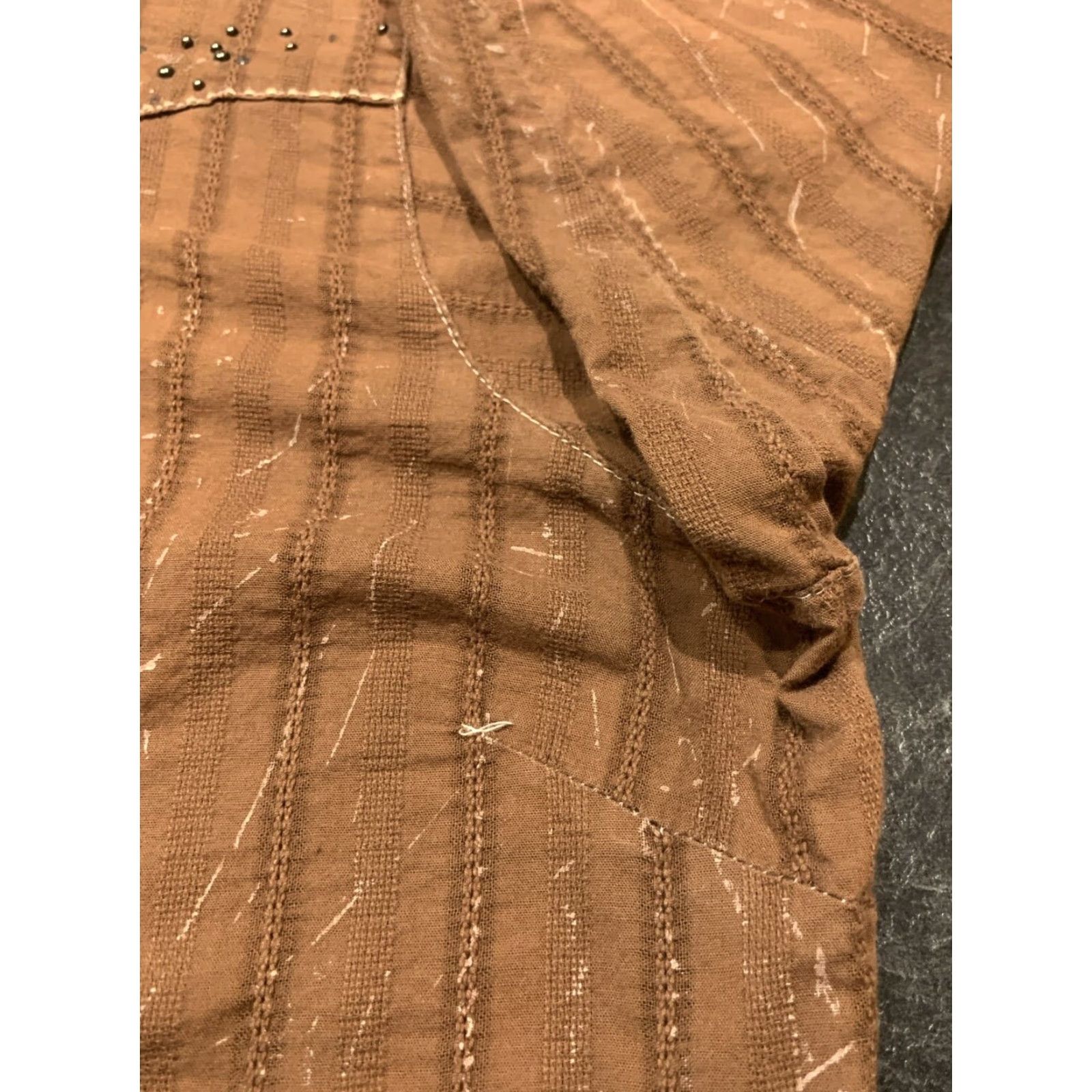 47 VINTAGE Western Shirt Men’s 2XL Long Sleeve Brown Western Button-Up 47 Western Theme Size US XXL / EU 58 / 5 - 3 Thumbnail