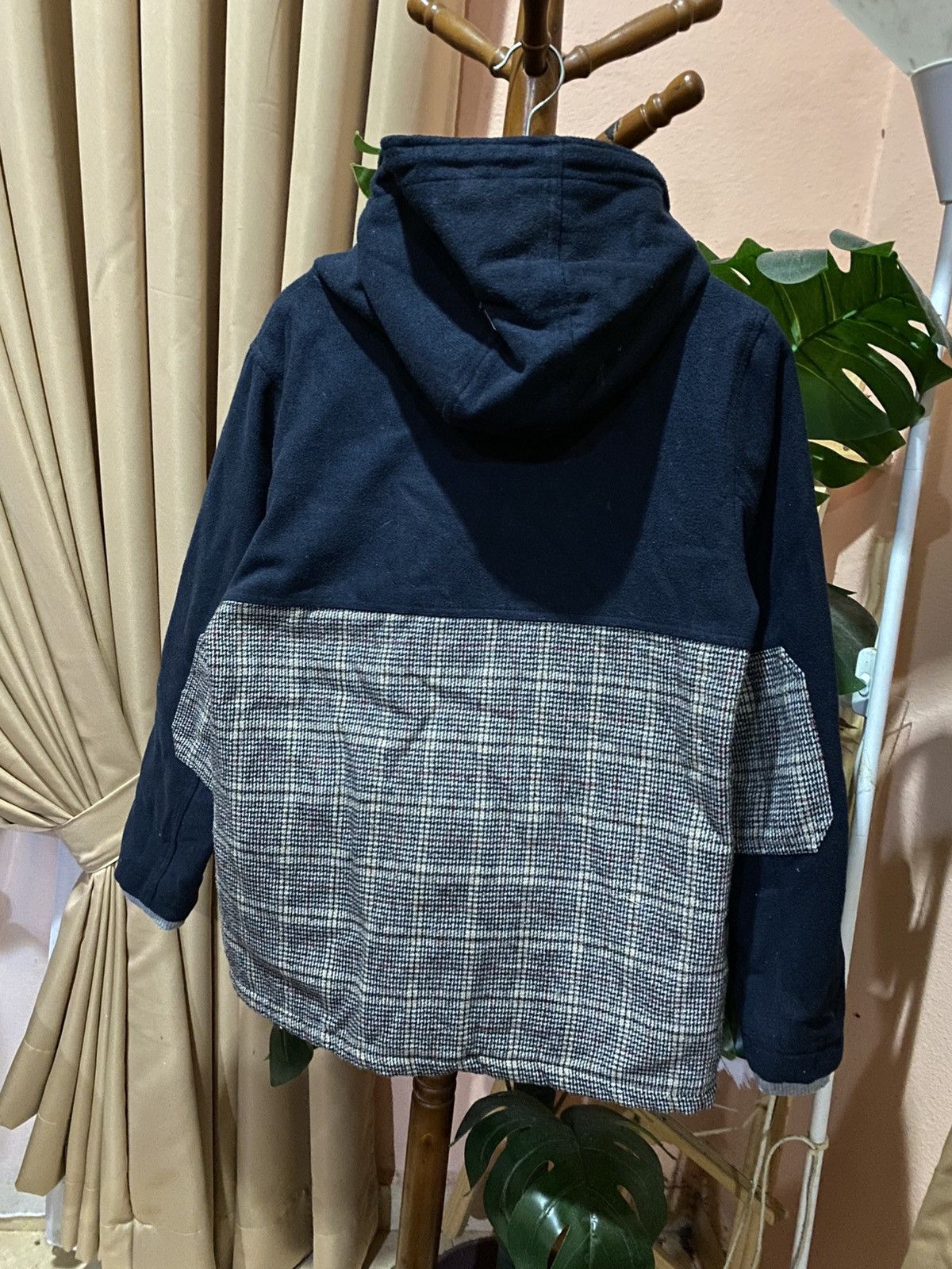 Japanese Brand Vintage Quash Gentle Hood Wool Patch Jacket Limited Edition Size US S / EU 44-46 / 1 - 12 Thumbnail