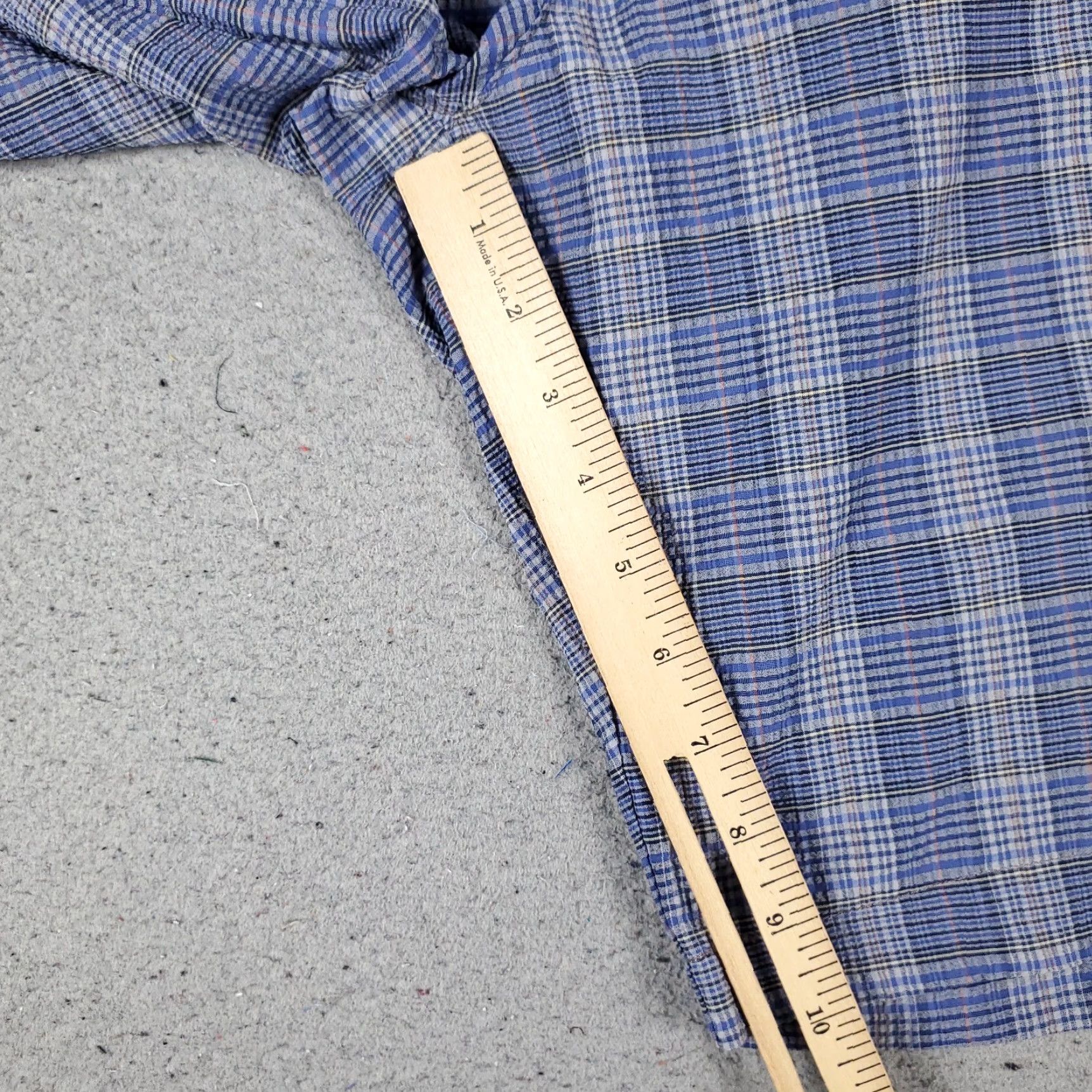 Tommy Bahama VINTAGE Tommy Bahama Men’s Shorts Size 40 Blue Plaid Nylon Stretch Flat Front Chino Size US 40 / EU 56 - 6 Thumbnail