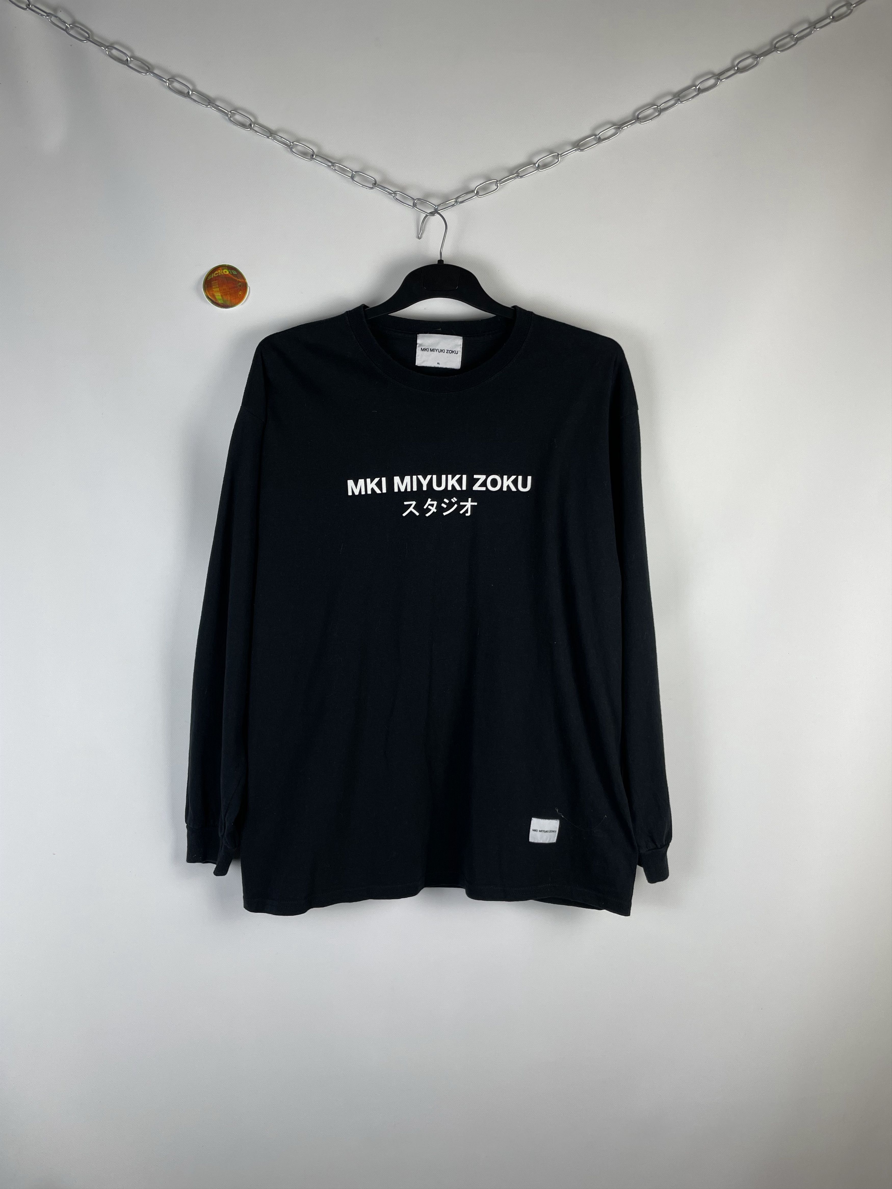 Mki Miyuki Zoku Vintage Mki Miyuki Zoku Long Sleeve T-Shirt trashed Y2K Size US XL / EU 56 / 4 - 1 Thumbnail