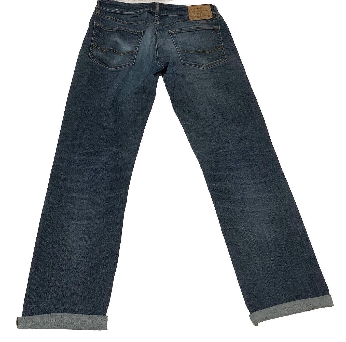 Other AE Outfitters Straight Jeans Men's 32/34 Blue Flex Size US 32 / EU 48 - 7 Thumbnail