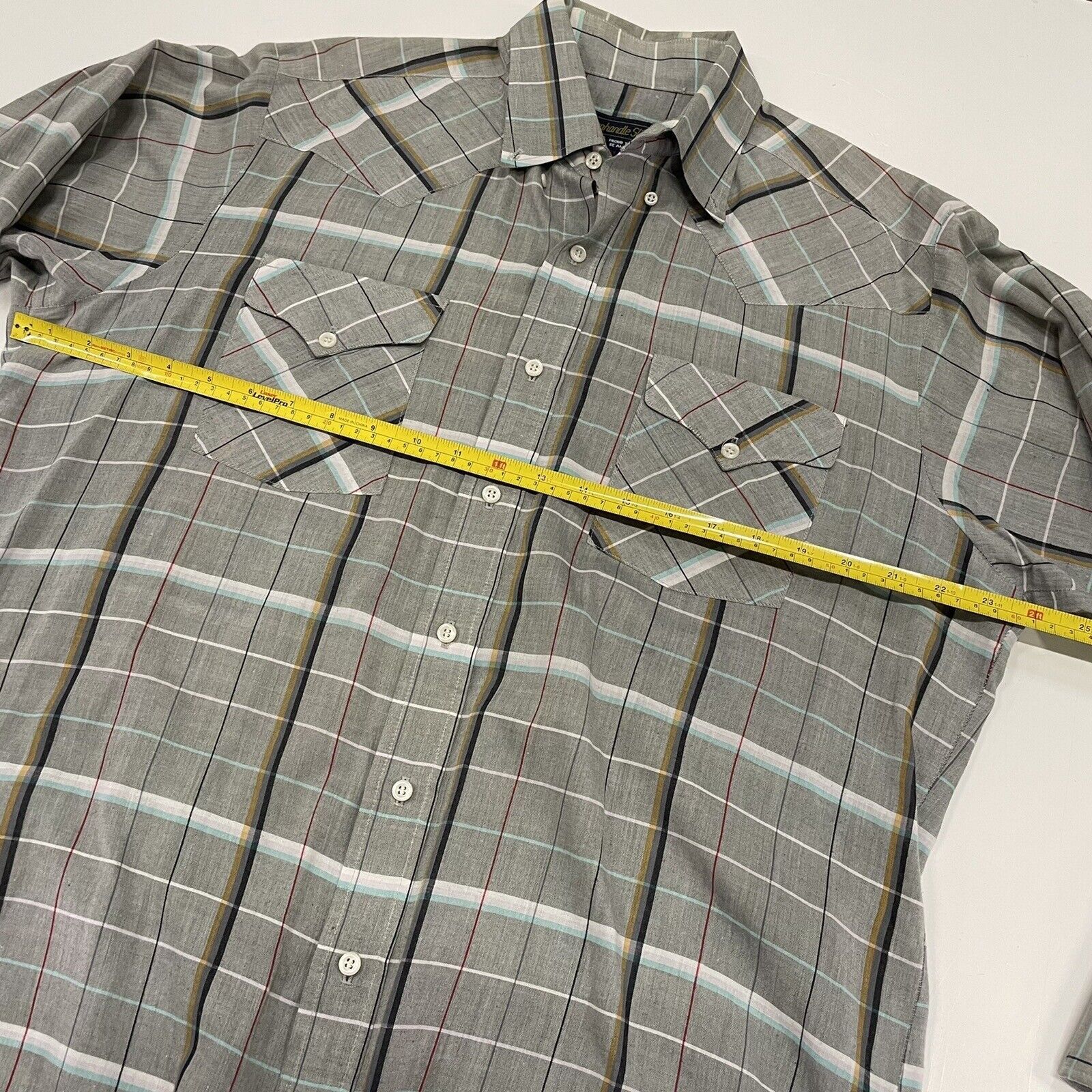 Panhandle Slim VTG 70’s Panhandle Slim Men’s Western Checks Shirt 16.5/35 Size US L / EU 52-54 / 3 - 7 Thumbnail