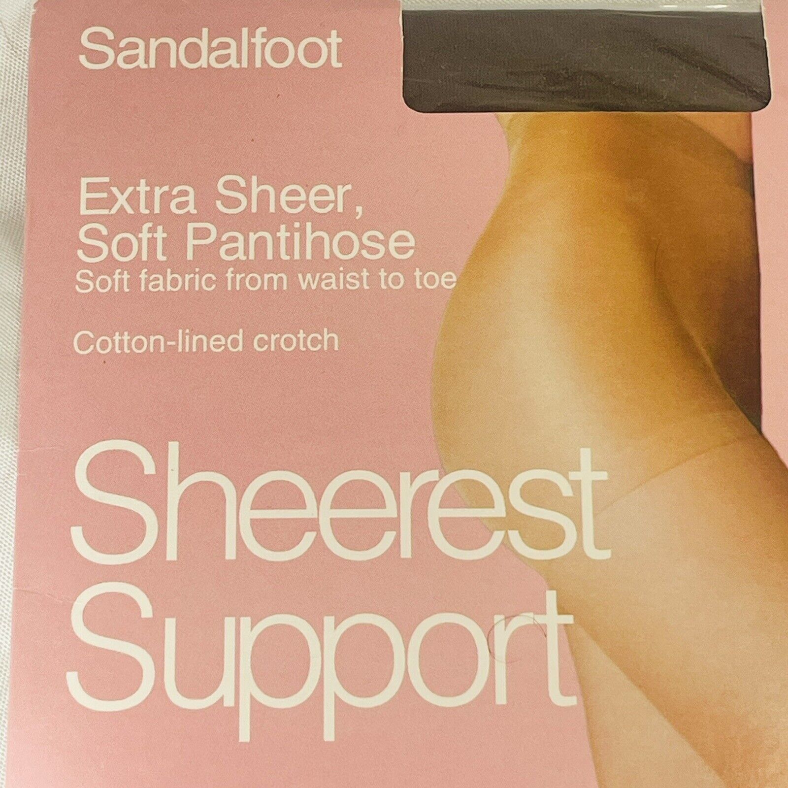 Vintage JCPenney Sandalfoot Extra Sheer Pantyhose LONG Mahogany Wome Size ONE SIZE - 3 Thumbnail