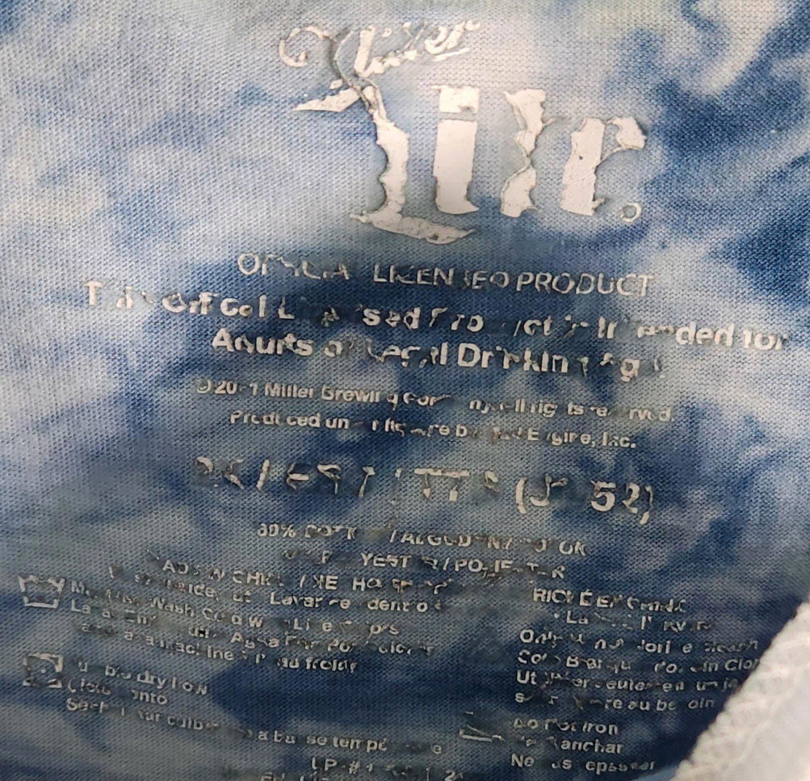 The Unbranded Brand Vintage Lite Beer Tie-Dye T-Shirt - Fun and Unique Design Size US XL / EU 56 / 4 - 2 Thumbnail