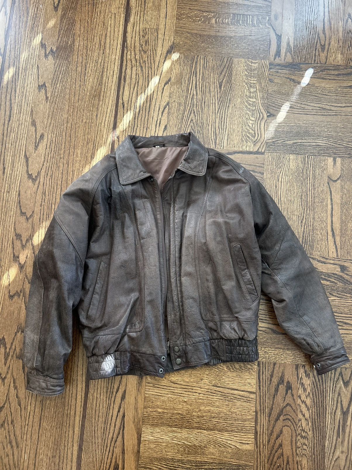 Vintage Vintage leather Jacket Size US L / EU 52-54 / 3 - 1 Thumbnail