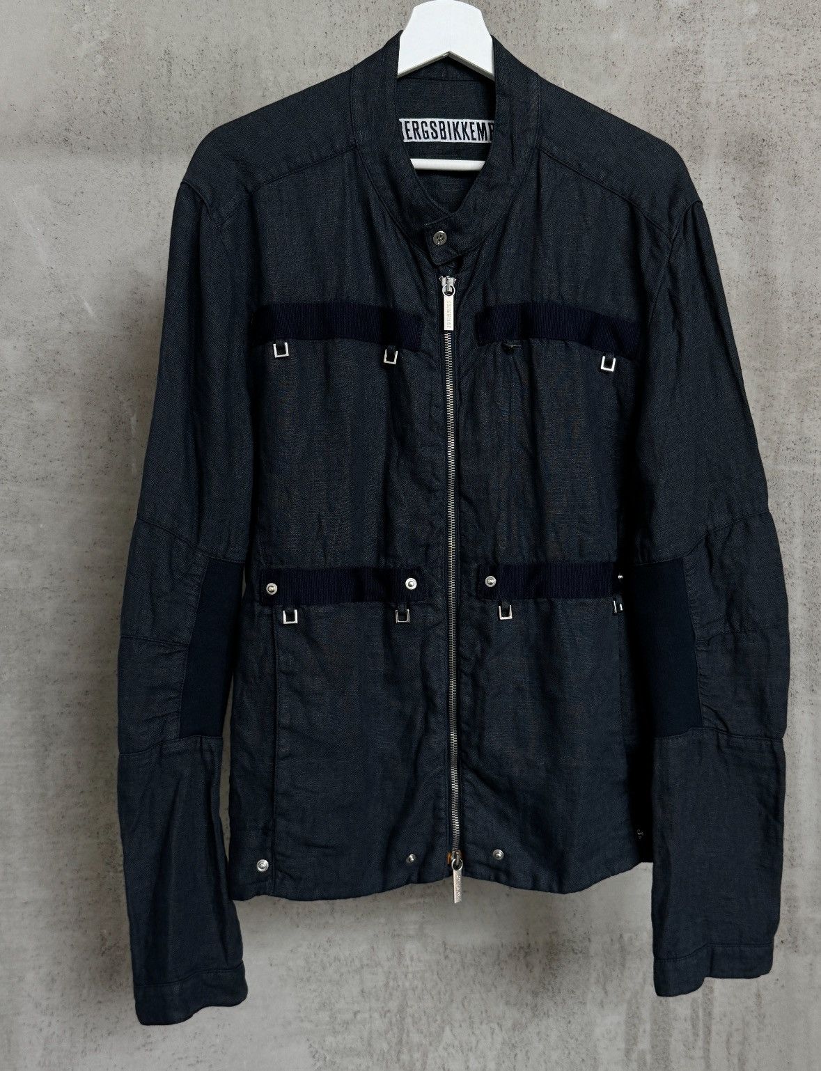 Dirk Bikkembergs Bikkembergs SS99 Multiloop Panelled Utility Moto Jacket Size US L / EU 52-54 / 3 - 4 Thumbnail