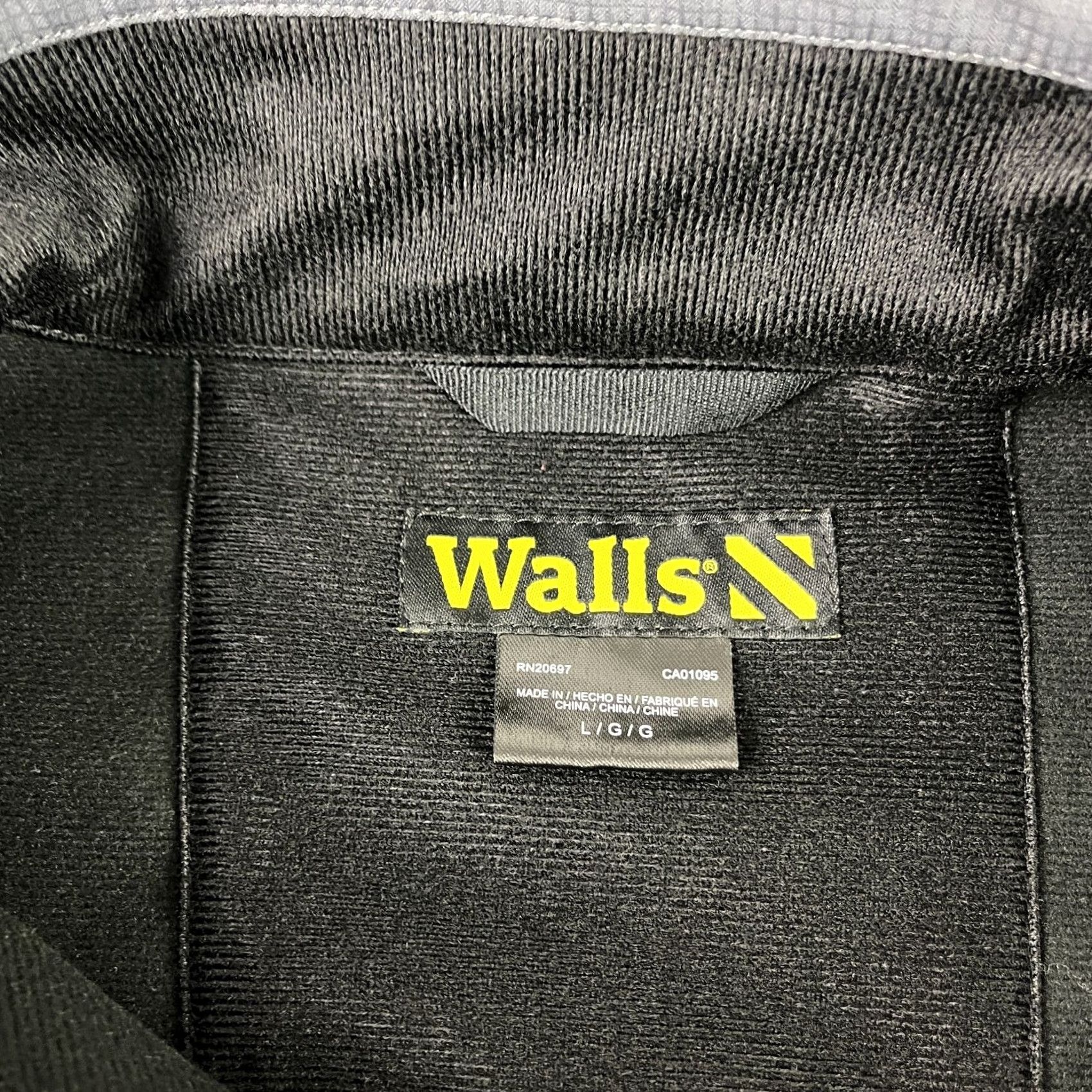 Walls Walls Jacket Mens Large Gray Full Zip Softshell Outdoor Coat Size US L / EU 52-54 / 3 - 4 Thumbnail