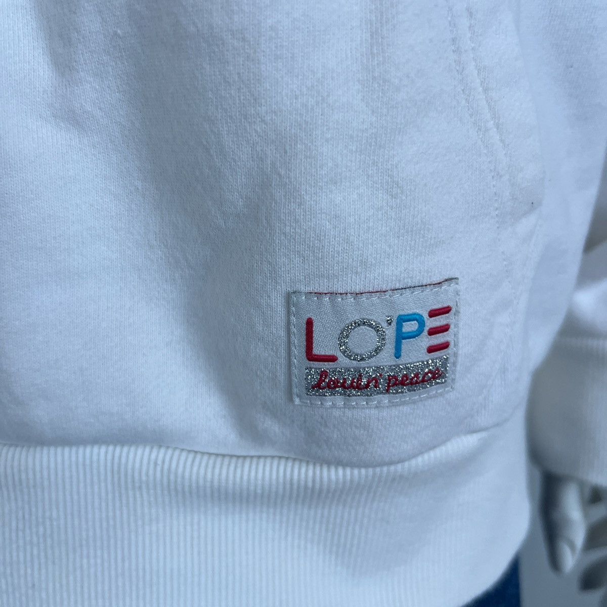 Designer LOVIN PEACE ZIP UP HOODIE Size L / US 10 / IT 46 - 3 Thumbnail