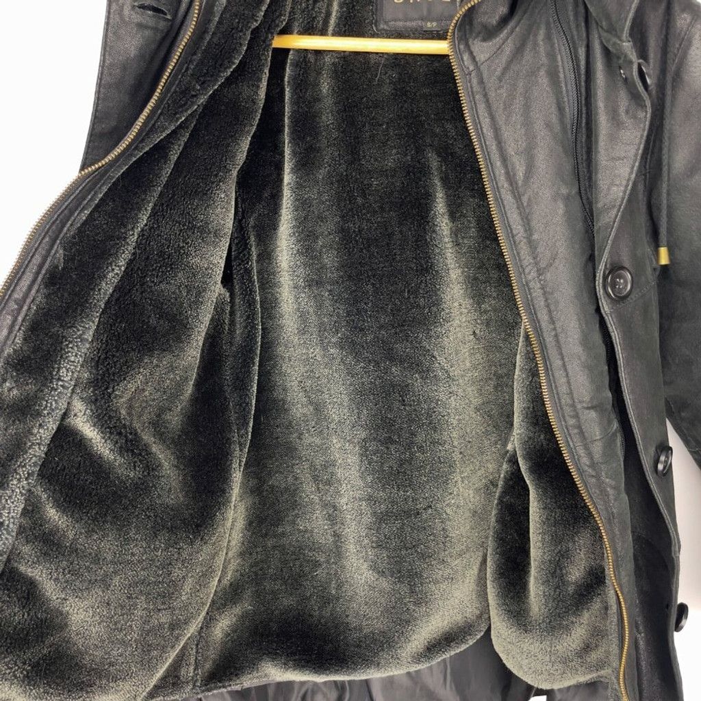 Vintage VINTAGE Fleece Lined Hooded Cruze Leather Black Jacket Size US S / EU 44-46 / 1 - 8 Thumbnail