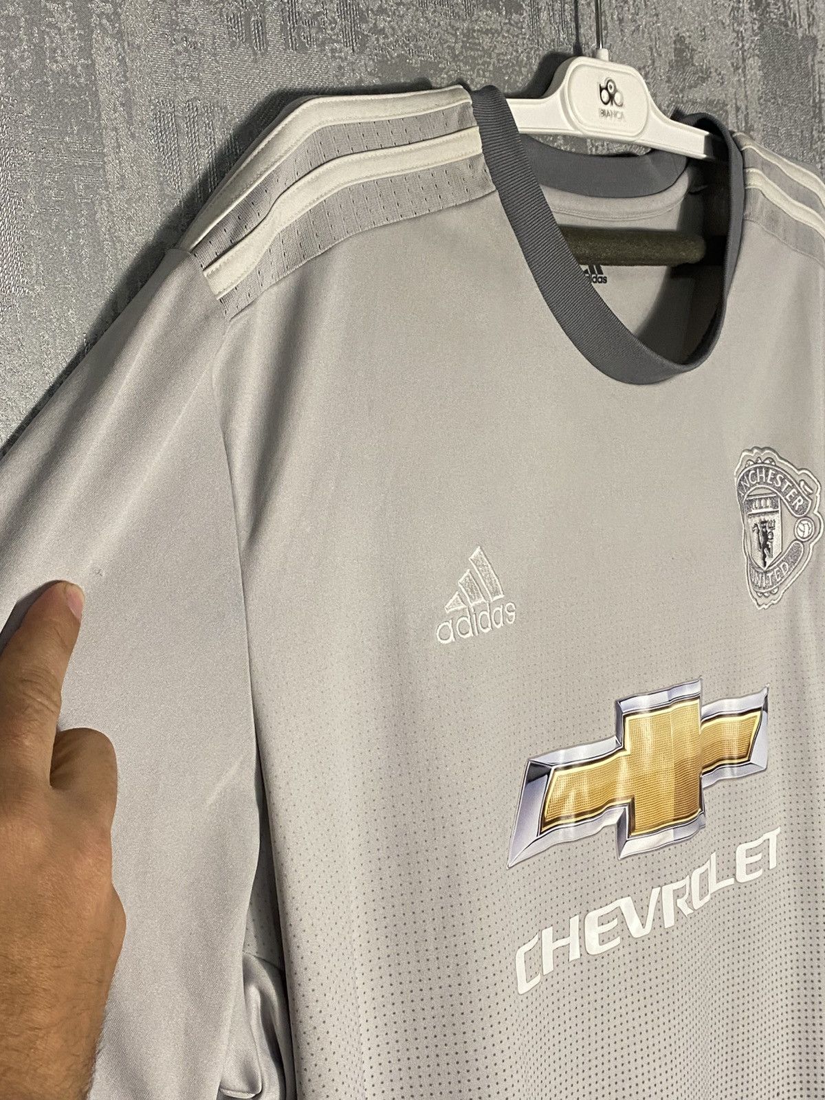 Adidas × Other UK 2017/18 Manchester United Adidas Football Soccer Jersey XXL Size US XXL / EU 58 / 5 - 6 Thumbnail