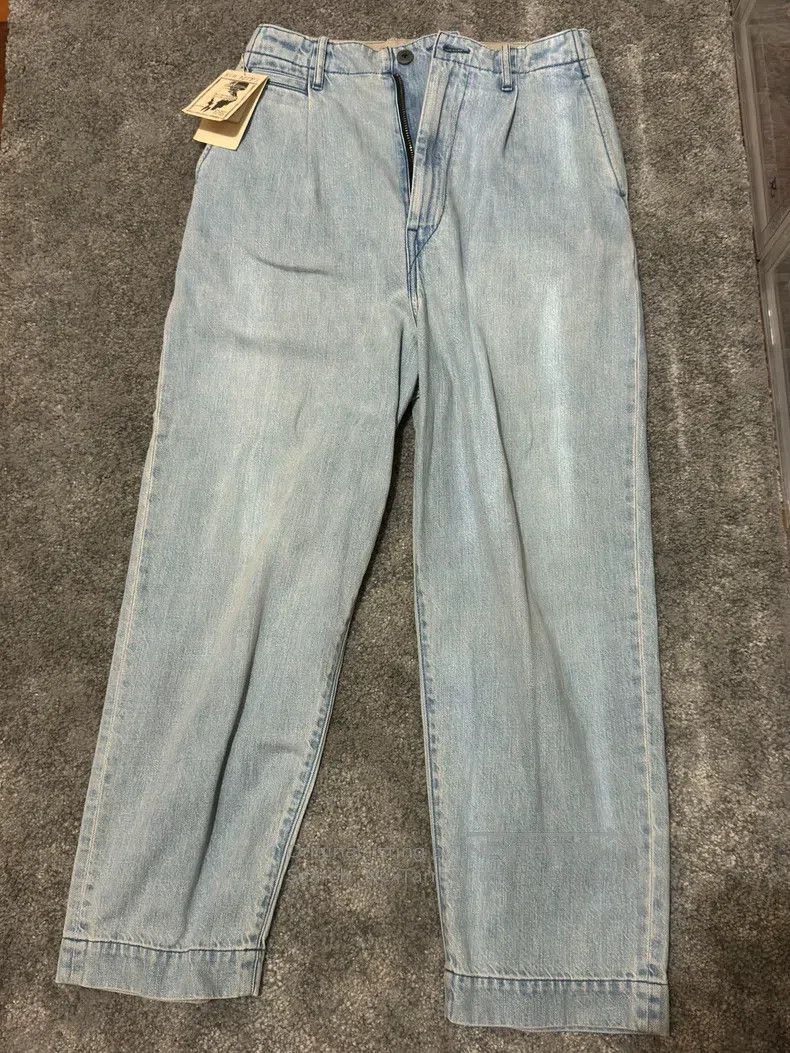 Kapital Kapital Size 1 22SS pure cotton ice washed high-waisted tap Size US 30 / EU 46 - 1 Thumbnail