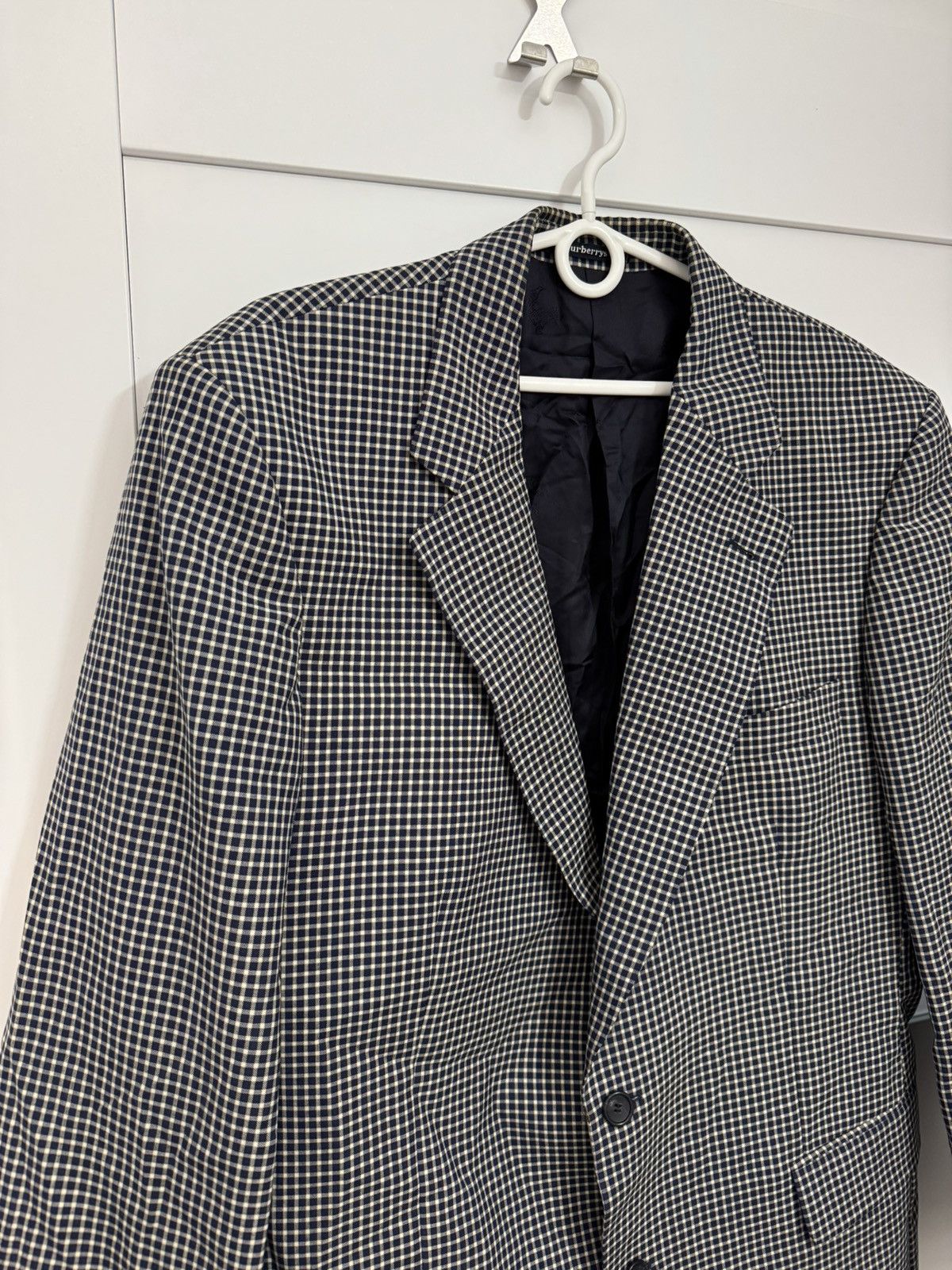Burberry Burberrys Bennet-S Virgin Wool Viscose size 52 80s Jacket Size 52L - 4 Thumbnail