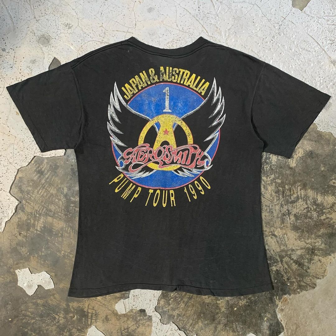 Aerosmith × Vintage Vintage 1990 Aerosmith Pump Tour japan and Australia Shirt Size US L / EU 52-54 / 3 - 2 Thumbnail