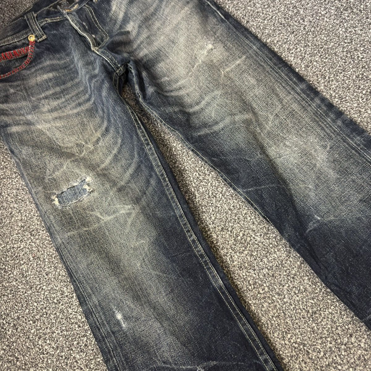 semanticdesign 90s Japanese Brand Semantic Design Distressed Studded Denim Size US 30 / EU 46 - 5 Thumbnail