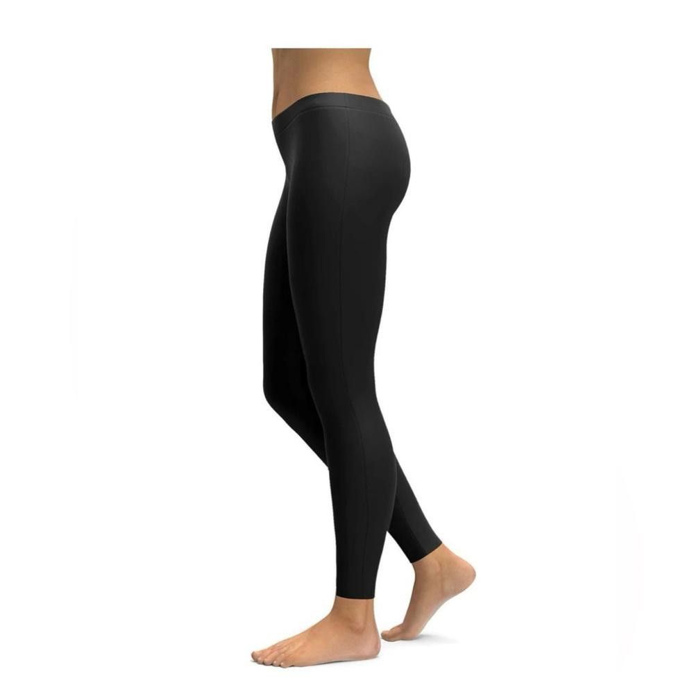 Designer GearBunch Solid Charcoal Grey Leggings Xs Size 26" / US 2 / IT 38 - 2 Thumbnail
