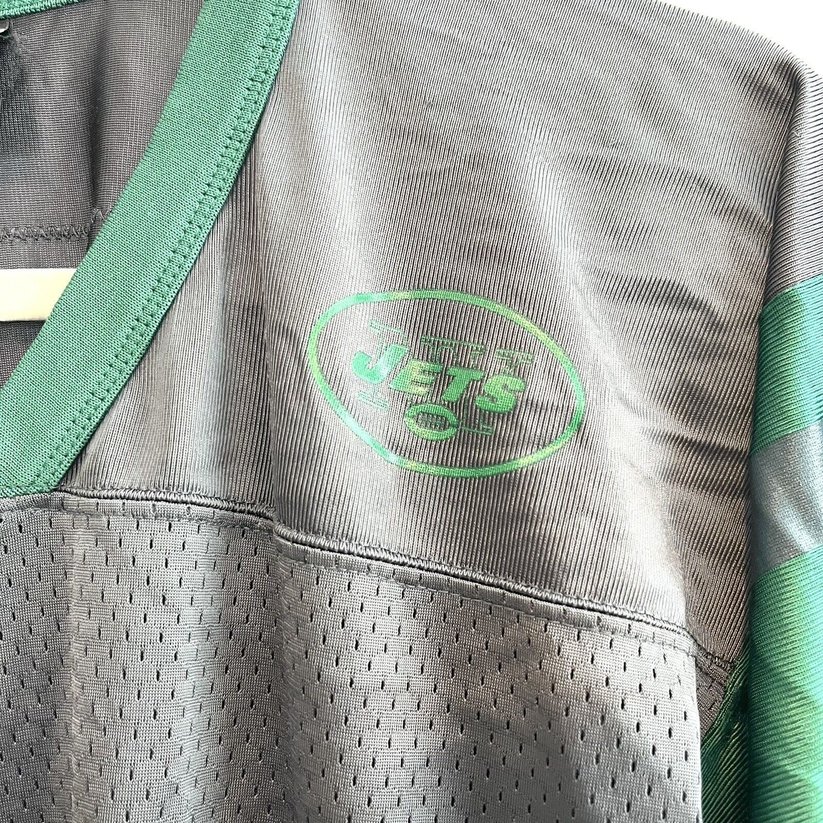 Nike 00s Nike New York Jets Jersey NFL Blank Grey Green Rare sz M Size US M / EU 48-50 / 2 - 2 Thumbnail