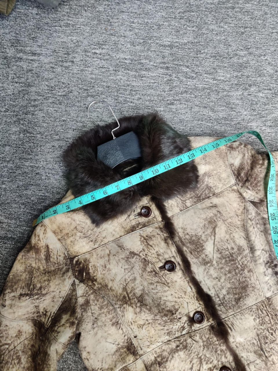 Leather Vintage Leather Rabbit Fur Shearling Jacket Nice Design Size US M / EU 48-50 / 2 - 15 Thumbnail