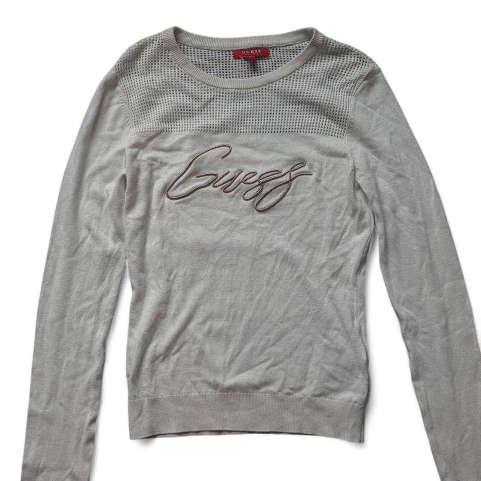 Guess Guess white knit long sleeve Size M / US 6-8 / IT 42-44 - 1 Thumbnail