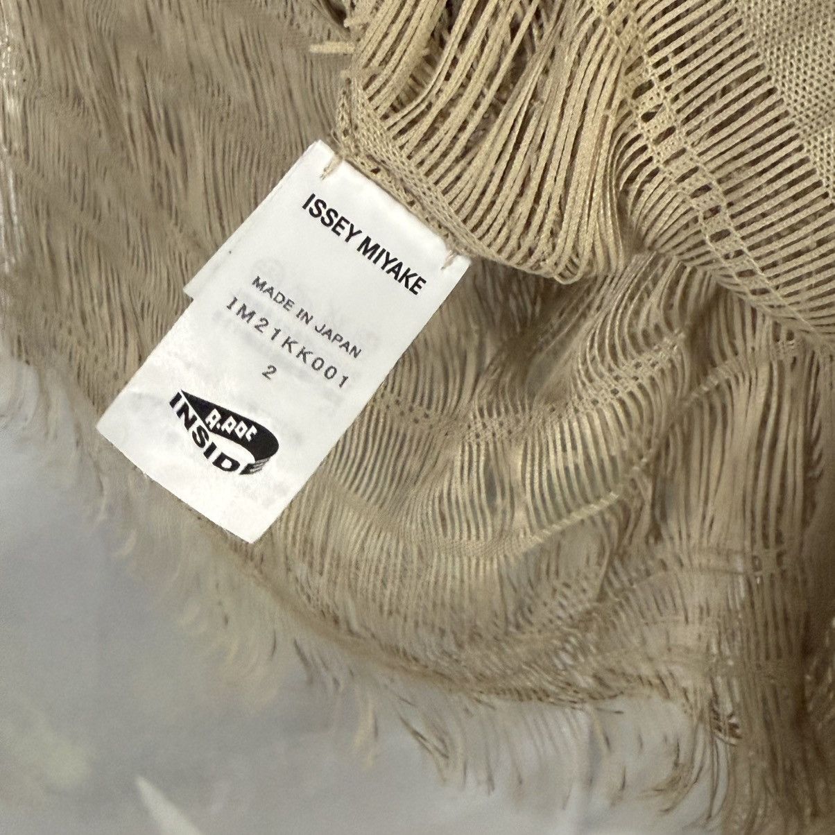 Issey Miyake Issey Miyake A POC Inside Laser Cut Fringe Top Size US M / EU 48-50 / 2 - 3 Thumbnail