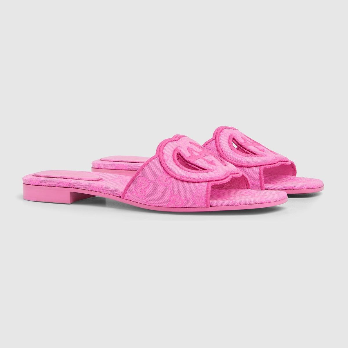 Gucci Gucci Interlocking G GG Slide Sandals SIZE 37 Size ONE SIZE - 1 Thumbnail