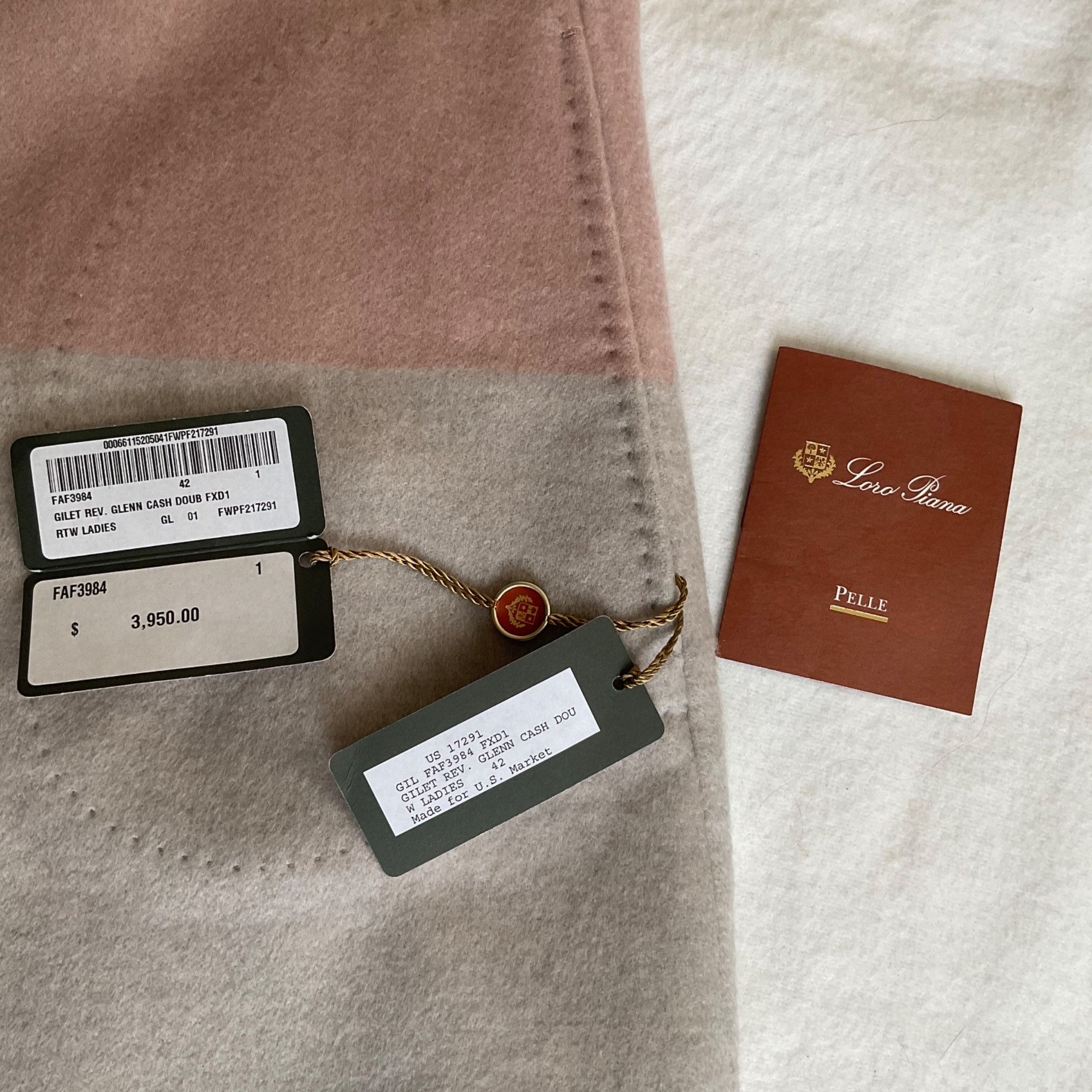 Loro Piana NWT Loro Piana 100% Cashmere Reversible multicolor Vest Ital Size S / US 4 / IT 40 - 5 Thumbnail