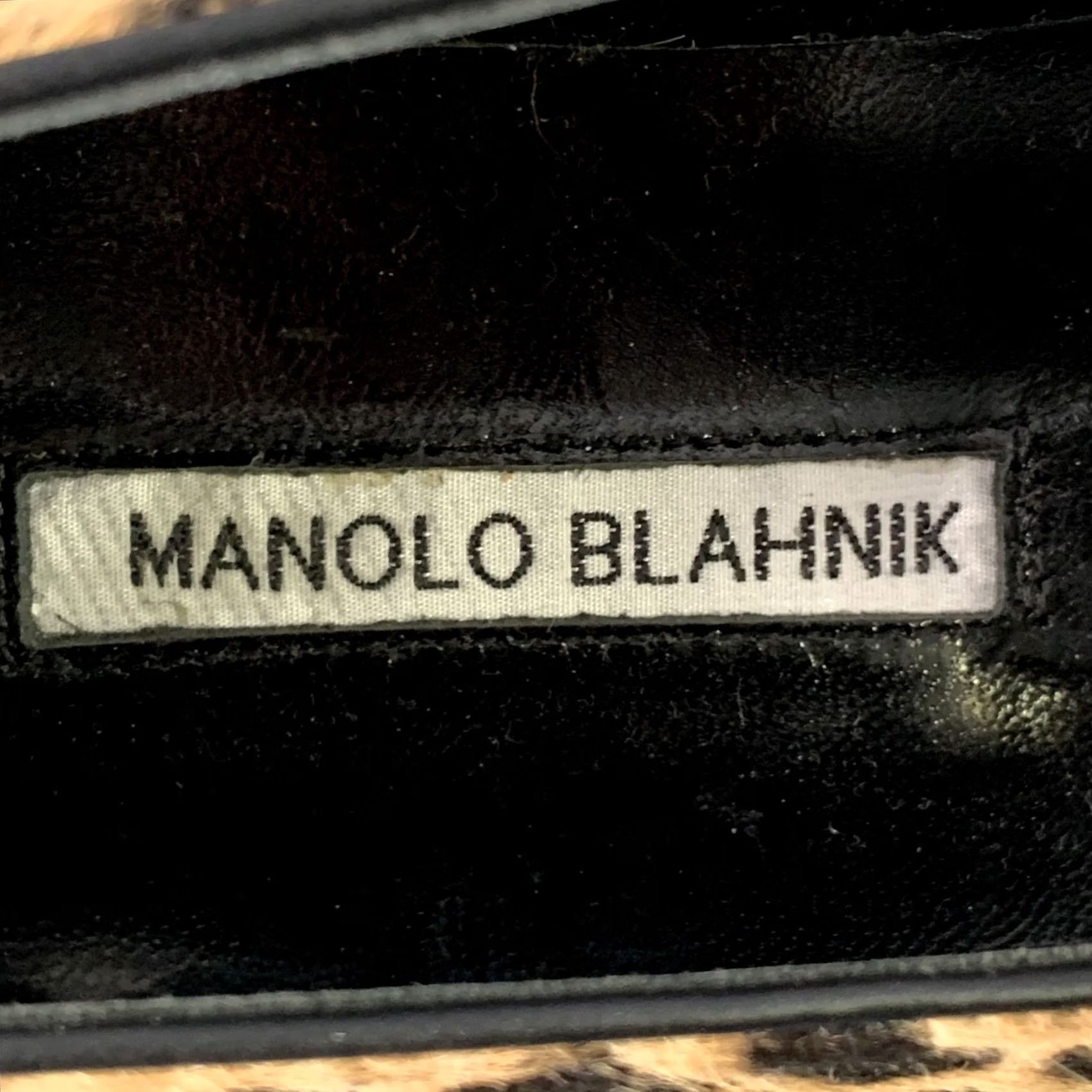 Manolo Blahnik MANOLO BLAHNIK Loafer Flats Size 11 Brown Black Pony Hair Giraffe Size US 11 / IT 41 - 7 Thumbnail