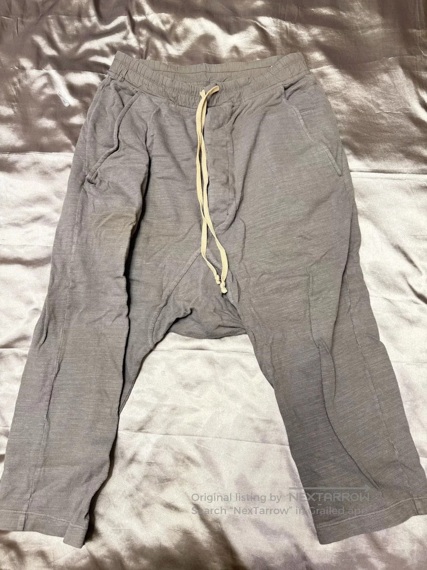 Rick Owens Drkshdw arts&science linen set with blazer and shorts. Size US 30 / EU 46 - 1 Thumbnail
