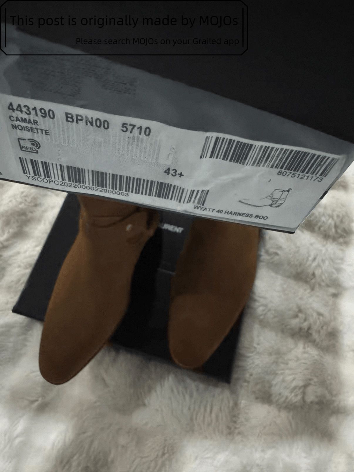 Saint Laurent Paris Sz 43.5 Saint Laurent Paris Wyatt 40 Harness Boots mojos1236 Size US 10.5 / EU 43-44 - 7 Thumbnail