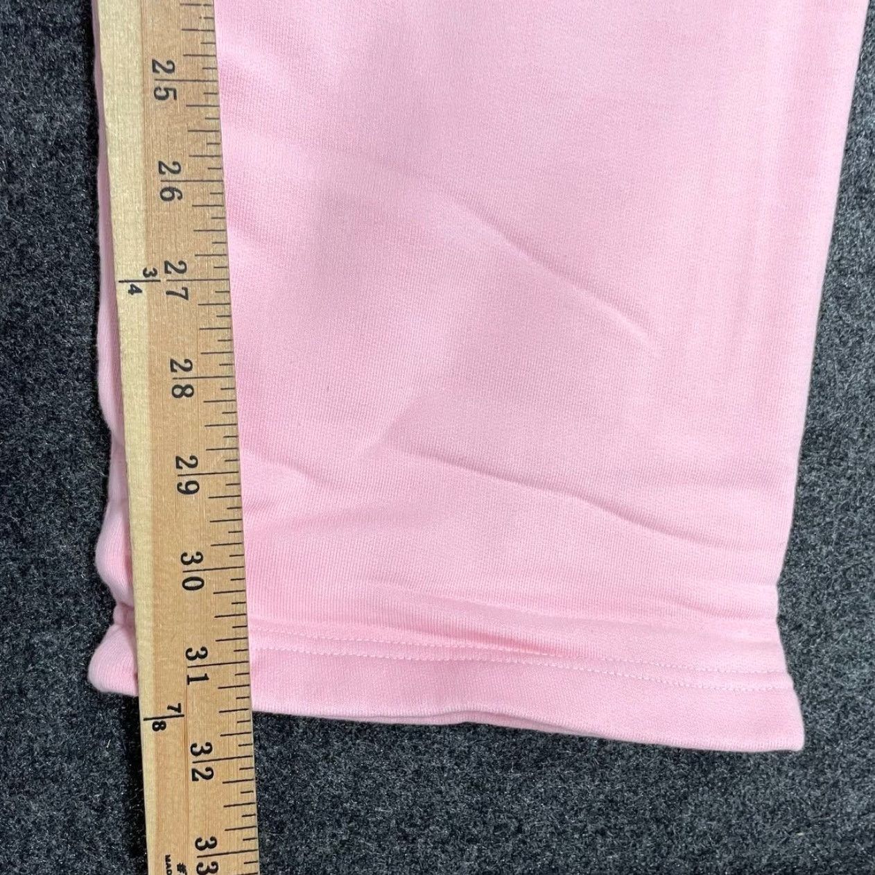 KHY Fleece Sweatpants Women Pink M Straight Leg Casual Pull On Regular Size M