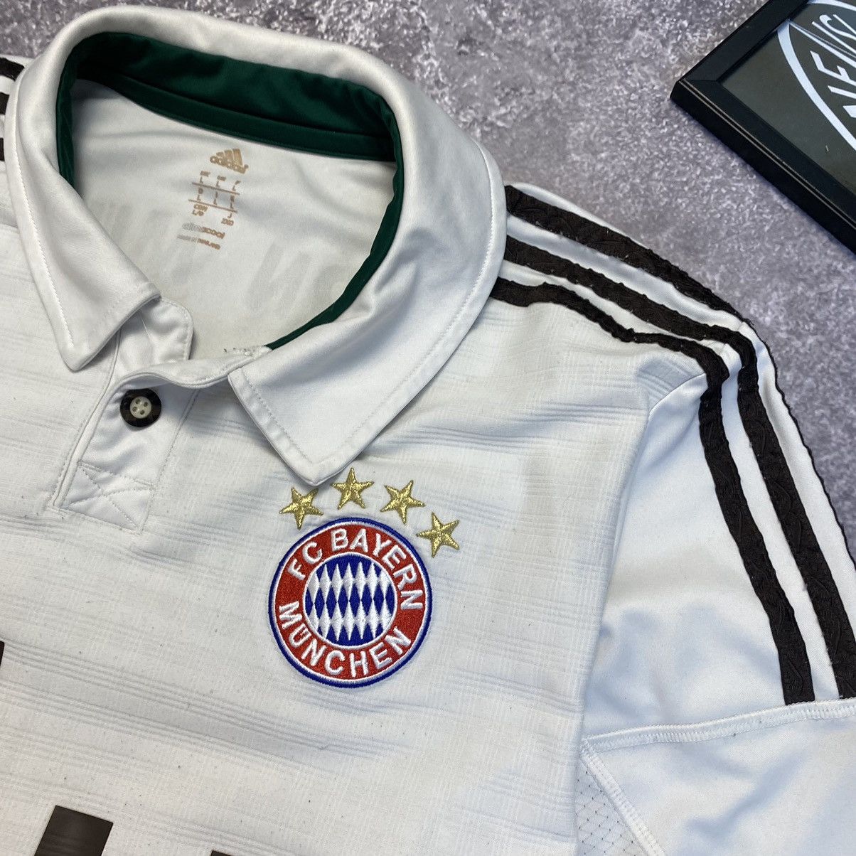 Vintage Vintage Adidas FC Bayer Munchen 2013 Soccer jersey Size US L / EU 52-54 / 3 - 3 Thumbnail