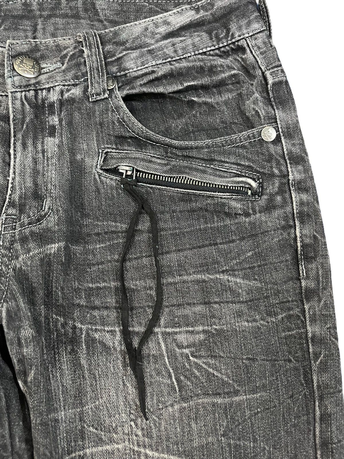 Le Grande Bleu (L.G.B.) Vintage Double Focus Punk Denim Size US 31 - 6 Thumbnail