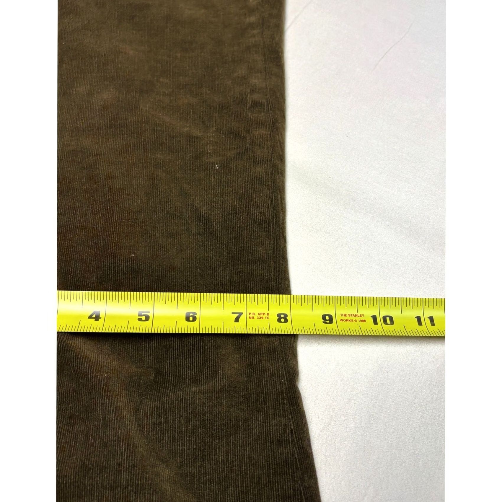 Vintage Pilcro Olive Brown Corduroy Wide Leg Pull On Pants Women S W29 L24 Size 28" / US 6 / IT 42 - 7 Thumbnail