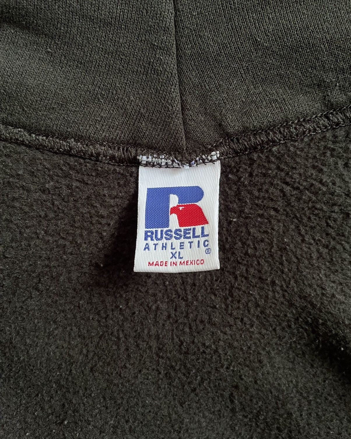 Russell Athletic Vintage 2000s Blank Black Russell Athletic Hoodie Size US XL / EU 56 / 4 - 7 Thumbnail
