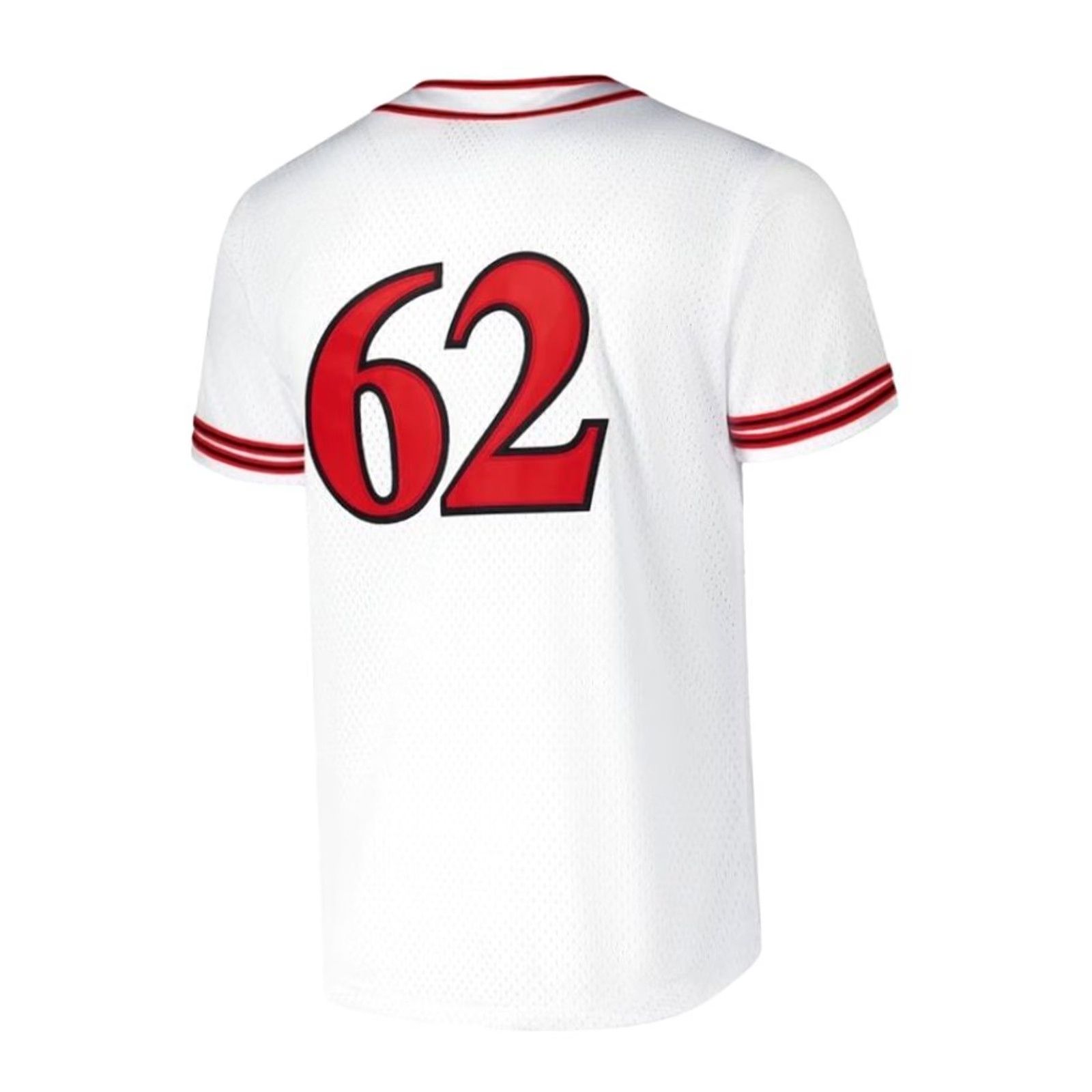 Vintage VINTAGE? No. NEW NWT Men Fanatics Rolling Stones #62 White/Red Fashion Baseball Jersey Size S Size US S / EU 44-46 / 1 - 3 Thumbnail