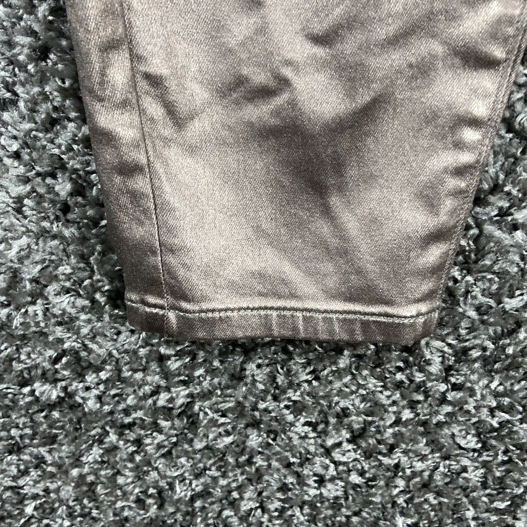 Vintage Lane Bryant Brown Shiny Pants Women’s 16L Size 38" / US 16 / IT 52 - 2 Thumbnail