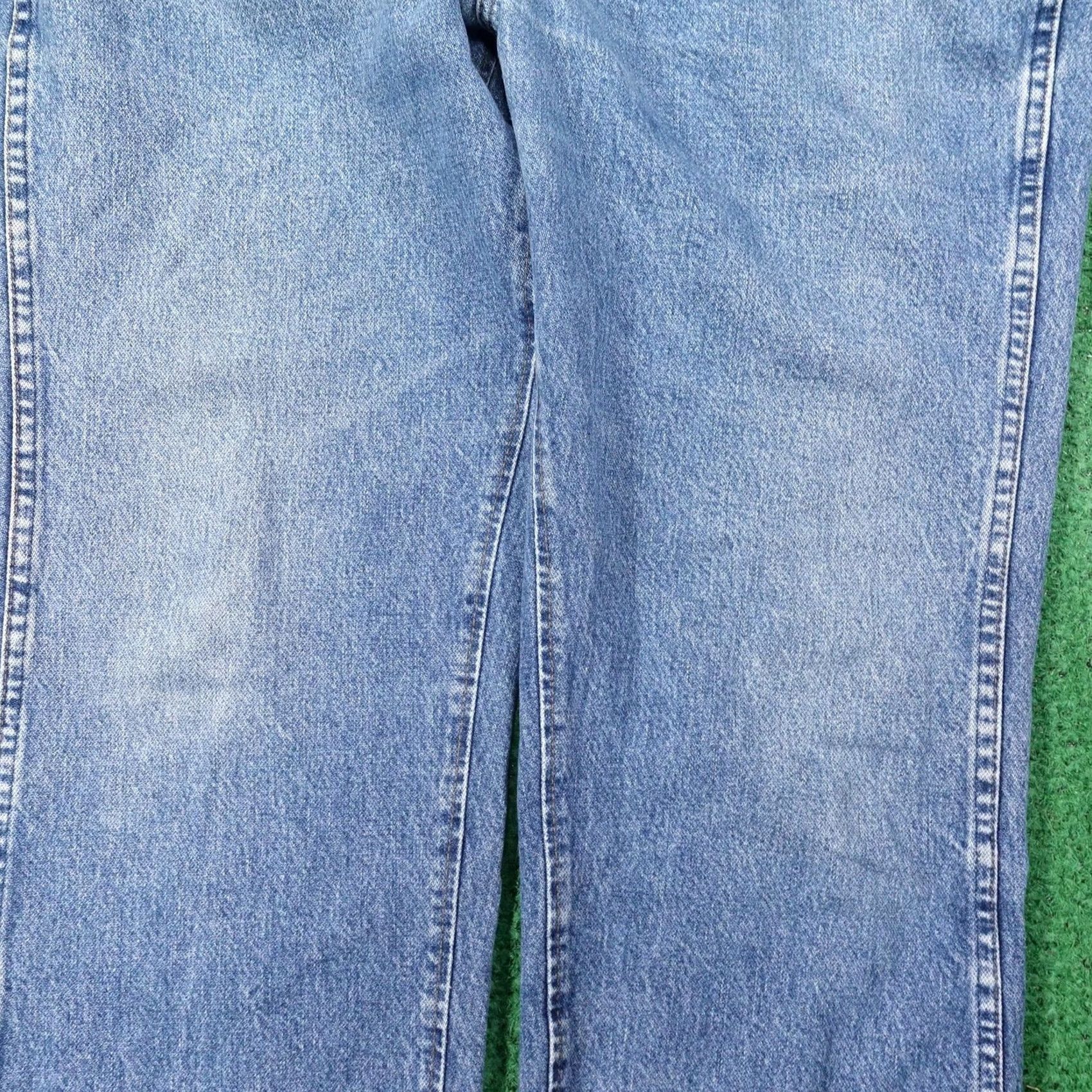 Wrangler VINTAGE Wrangler Jeans Mens 38x30 Blue Slim Straight Denim 36MWZDS Jeans Mens 38x30 Blue Slim Straight Denim Wrangler 36MWZDS Size US 38 / EU 54 - 3 Thumbnail