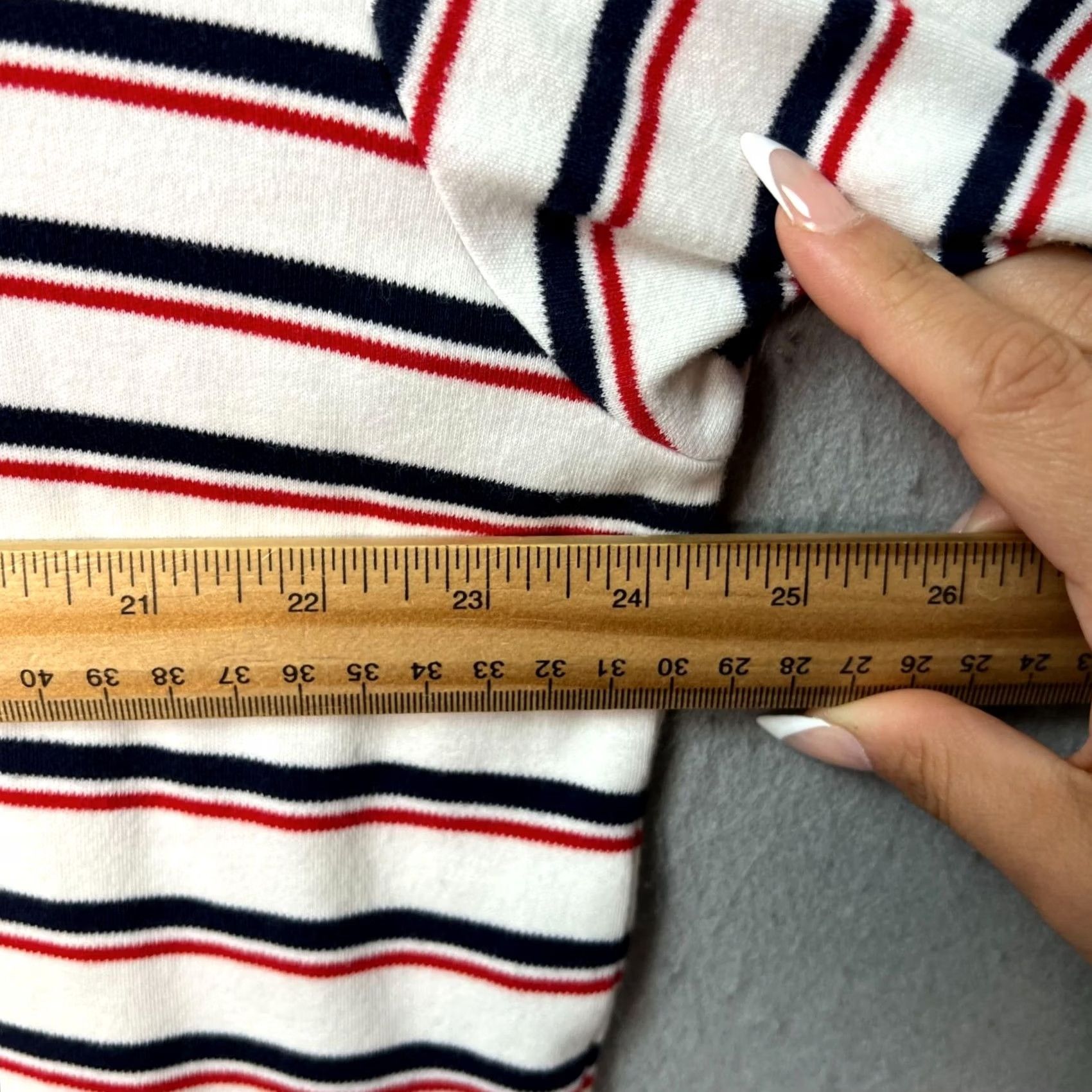 Polo Ralph Lauren Polo Ralph Lauren Mens XL Striped Polo Shirt Red / White / Blue Short Sleeve Shirt Mens XL White Polo Ralph Lauren Size US XL / EU 56 / 4 - 5 Thumbnail