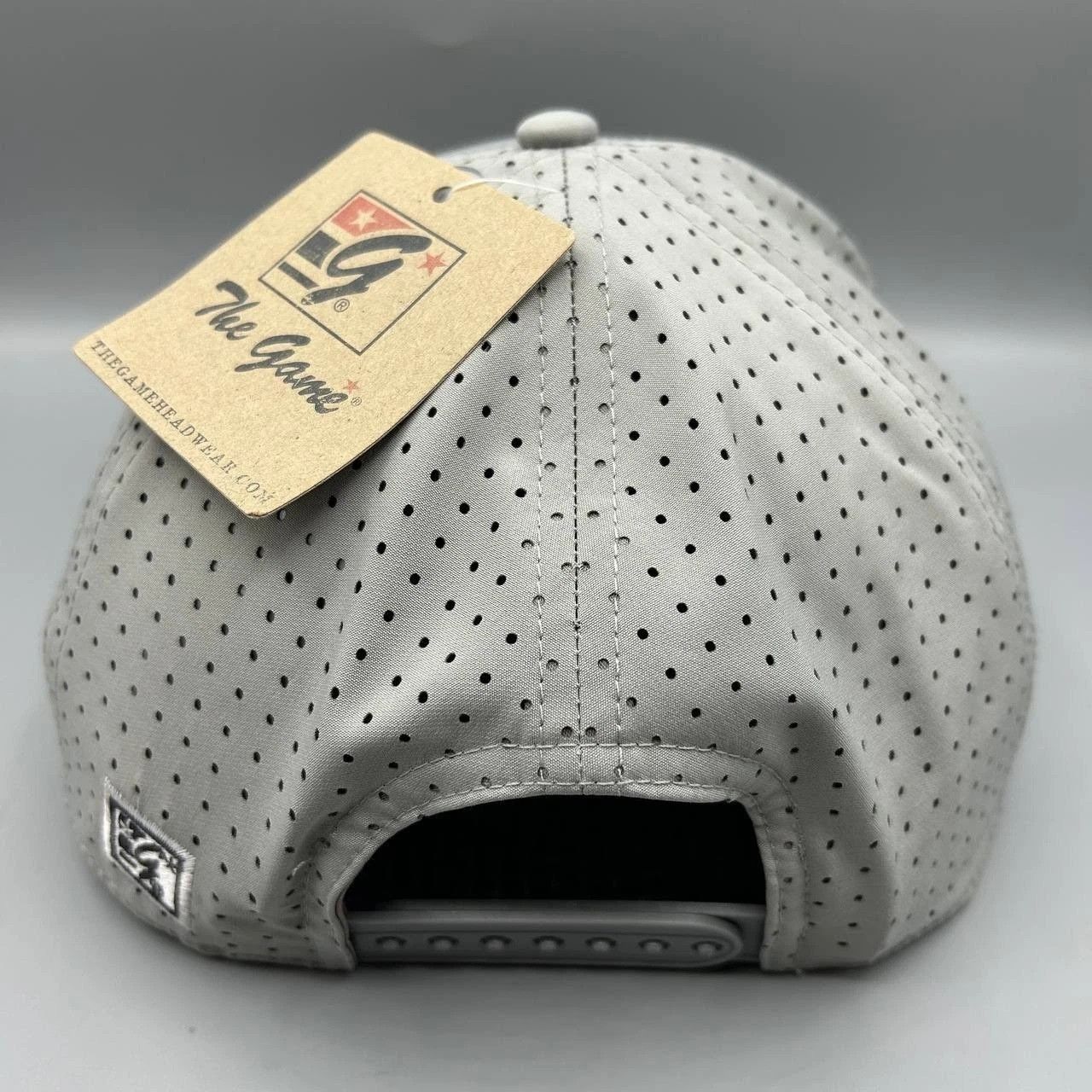 The Game The Game Hat Men Gray Blank Plain Snap Back Cap New Size ONE SIZE - 7 Thumbnail