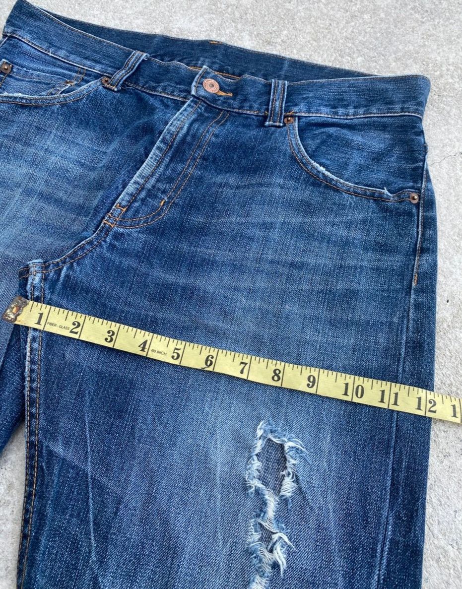 If Six Was Nine Vintage Japanese Brand Distressed Denim Size US 34 / EU 50 - 8 Thumbnail