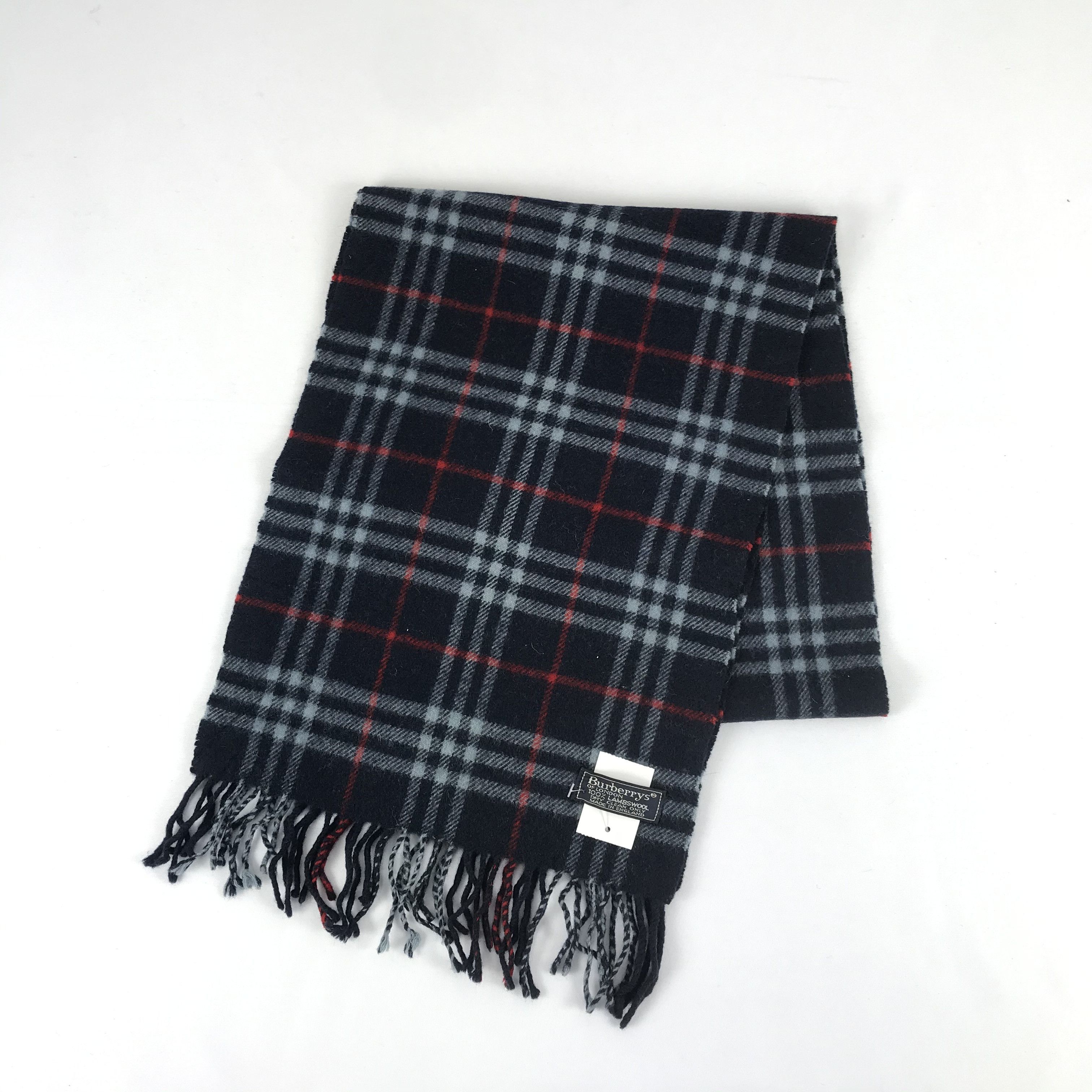 Burberry Vintage Burberry Scarf Muffler Wool Scarves Size ONE SIZE - 3 Thumbnail
