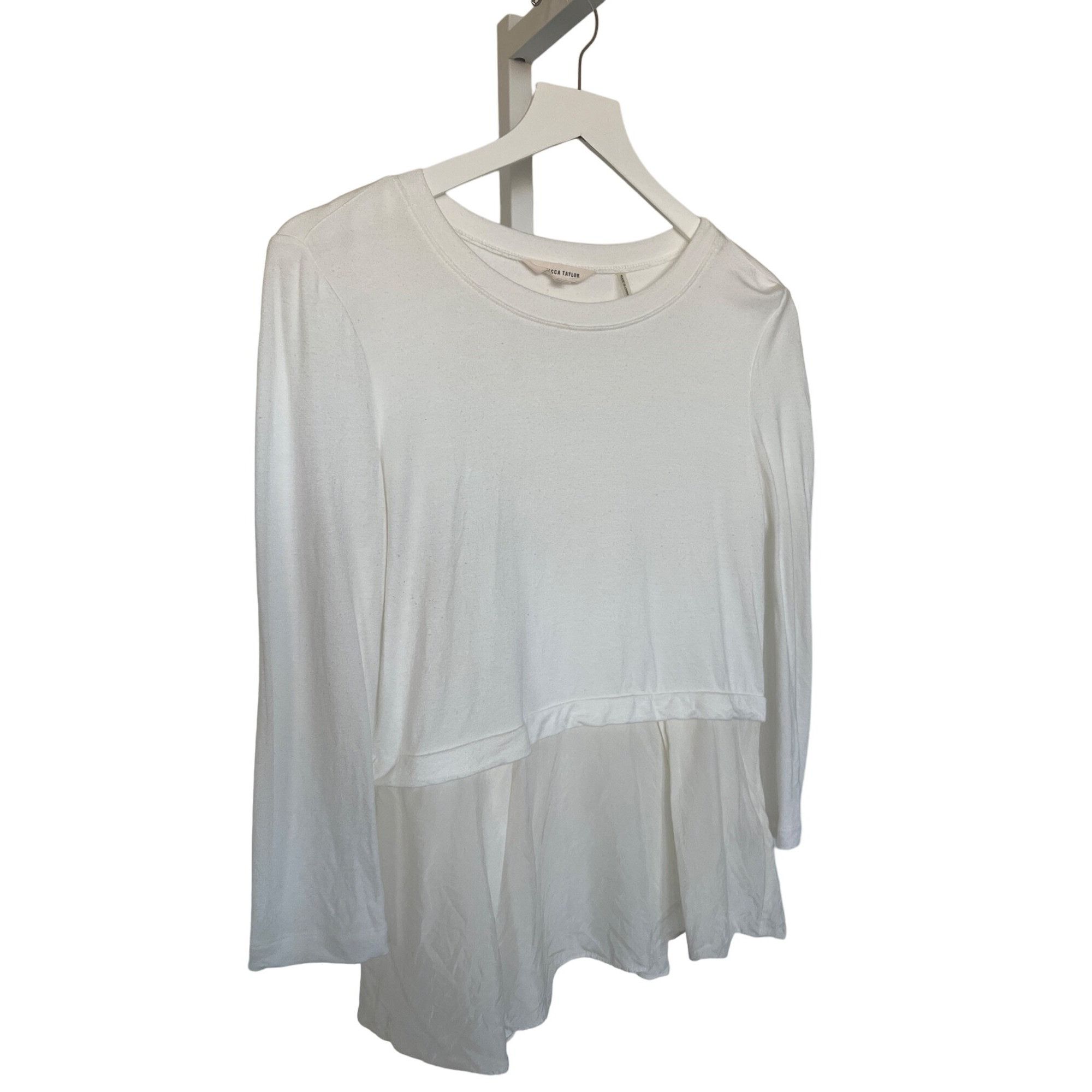 Rebecca Taylor Rebecca Taylor Ivory Peplum Top Size XS / US 0-2 / IT 36-38 - 4 Thumbnail