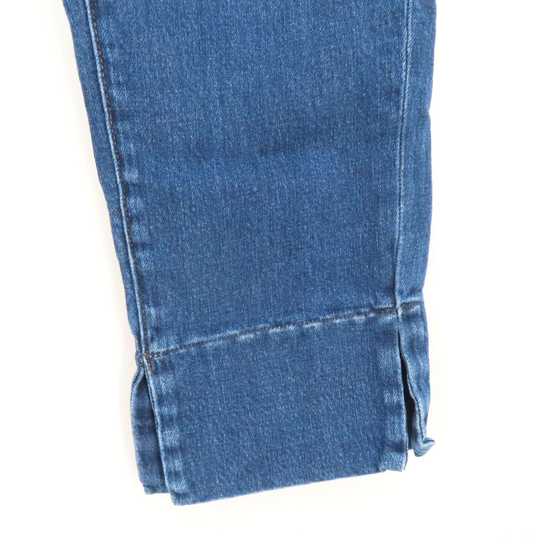 Frame Frame Women 27 Le Nouveau Straight Blue Wash Denim Jeans Ankle Hem Slits Cotton Size 27" / US 4 / IT 40 - 5 Thumbnail