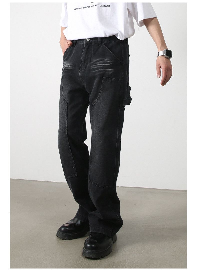 Japanese Brand × Vintage American retro stitching casual flared loose jeans Size US 32 / EU 48 - 4 Thumbnail