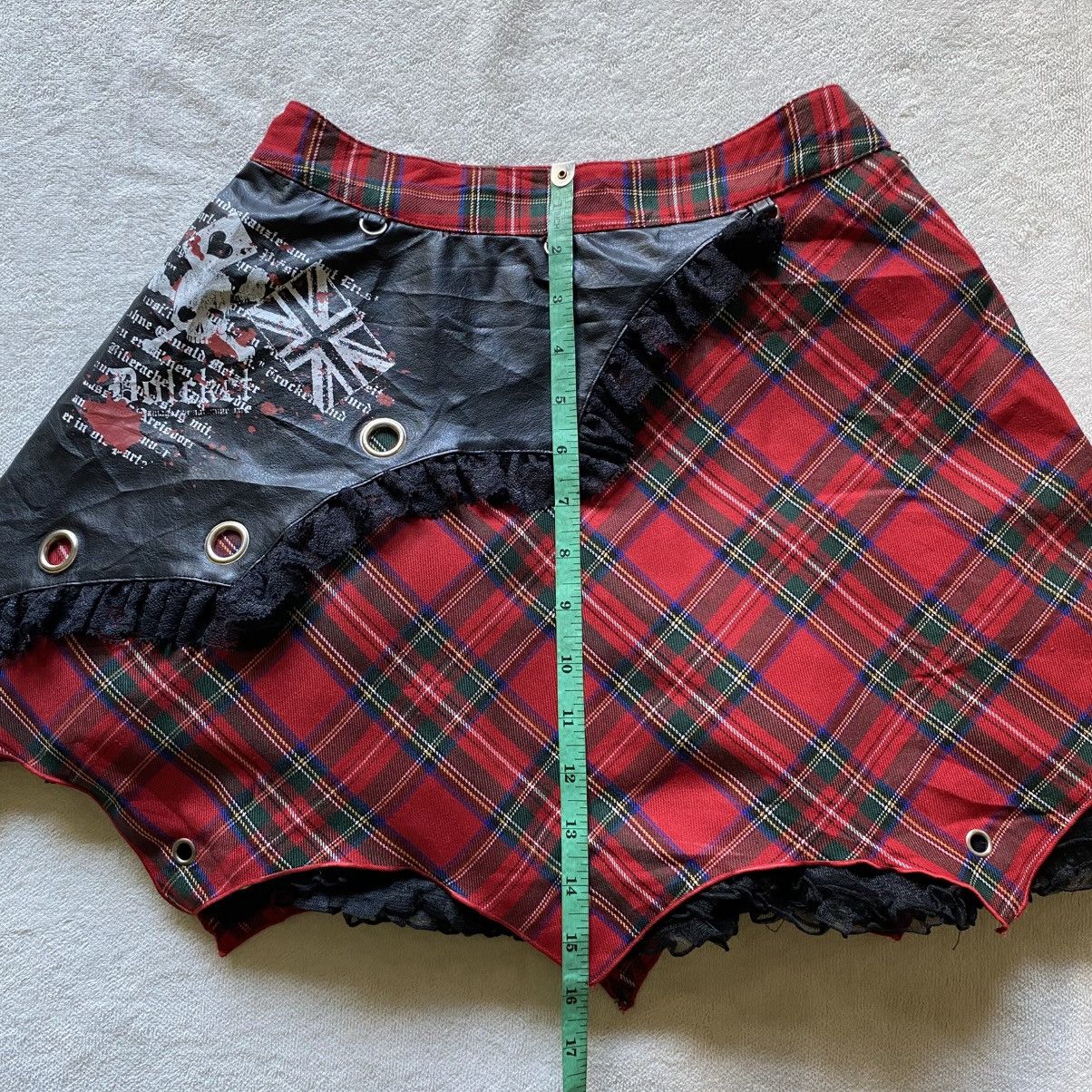 Seditionaries Seditionaries MAD PUNK Bondage Tartan Plaid Punker Skirt Size 30" / US 8 / IT 44 - 12 Thumbnail