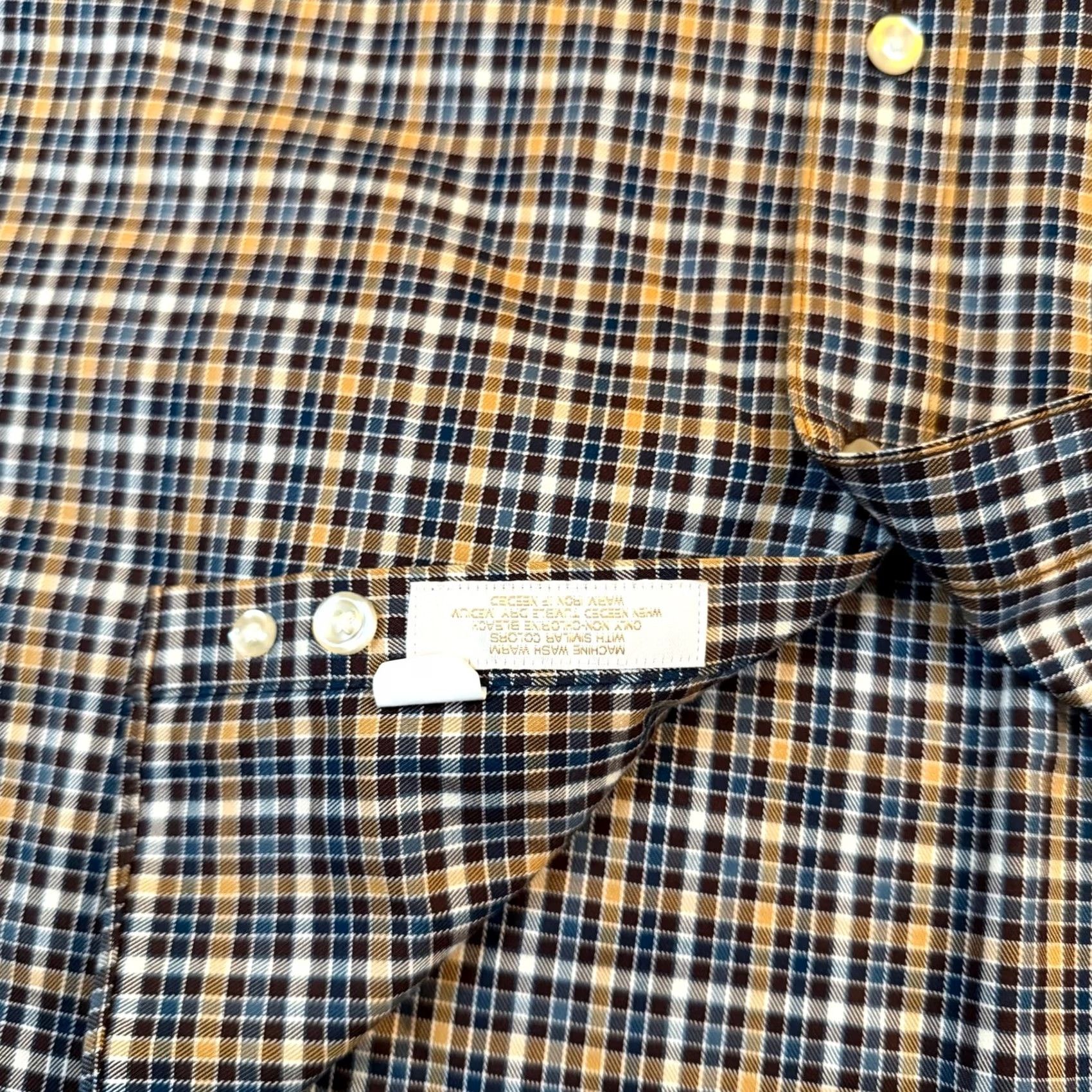 Roundtree & Yorke VINTAGE Roundtree & Yorke Gold Label Mens 4XT Tall Plaid Non-Iron Button Down Shirt NWT Size US XXL / EU 58 / 5 - 6 Thumbnail