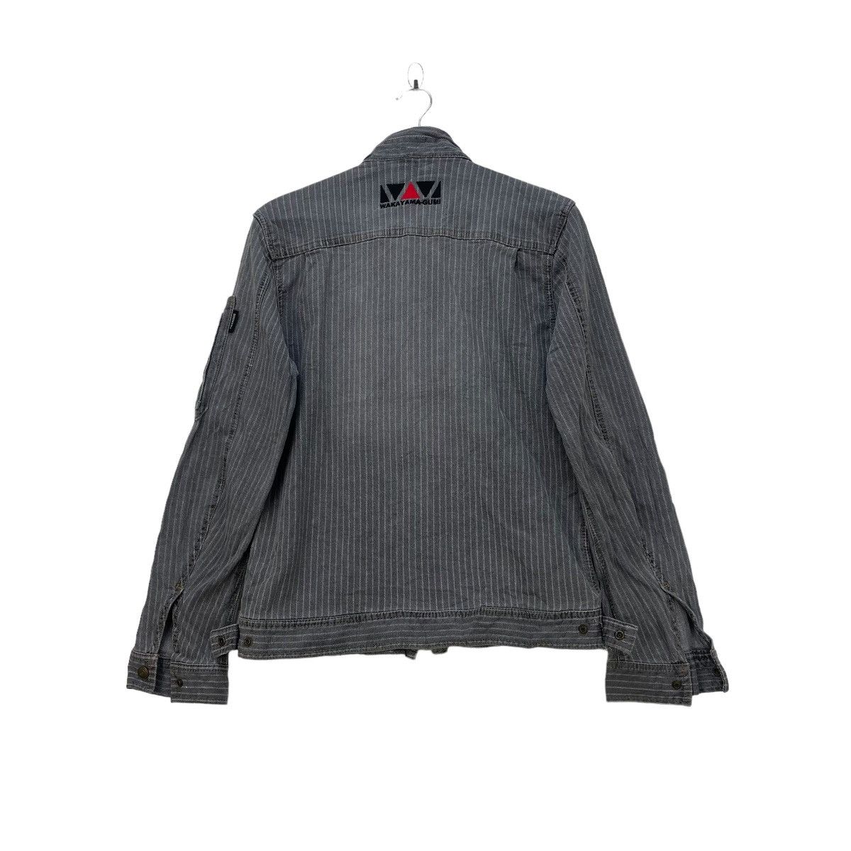 Other Vintage Japanese Brand Hikory Stripe Workwear Jacke Size US M / EU 48-50 / 2 - 2 Thumbnail
