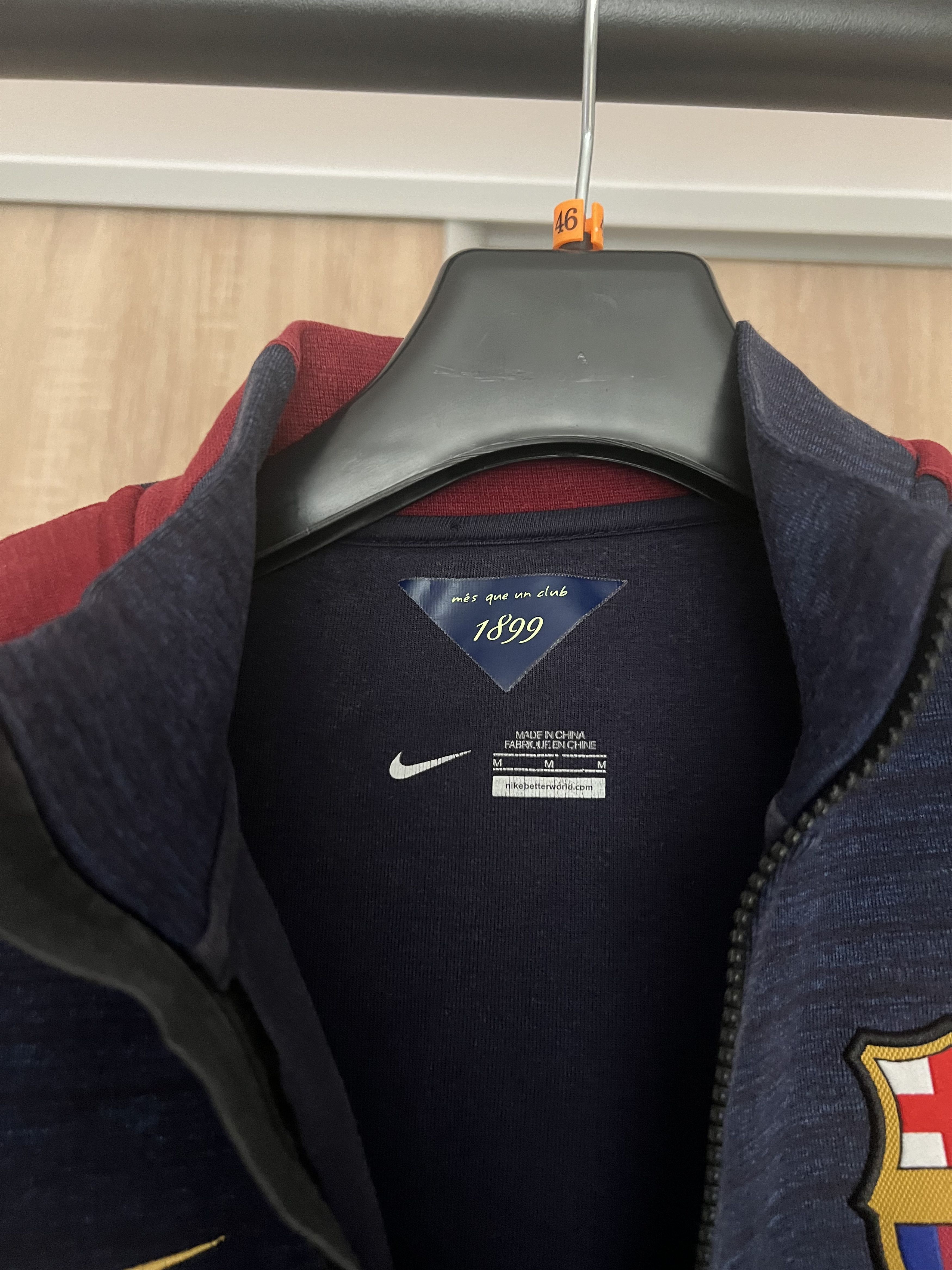 Nike Nike FC Barcelona blue tech fleece windrunner hoodie jacket Size US M / EU 48-50 / 2 - 6 Thumbnail