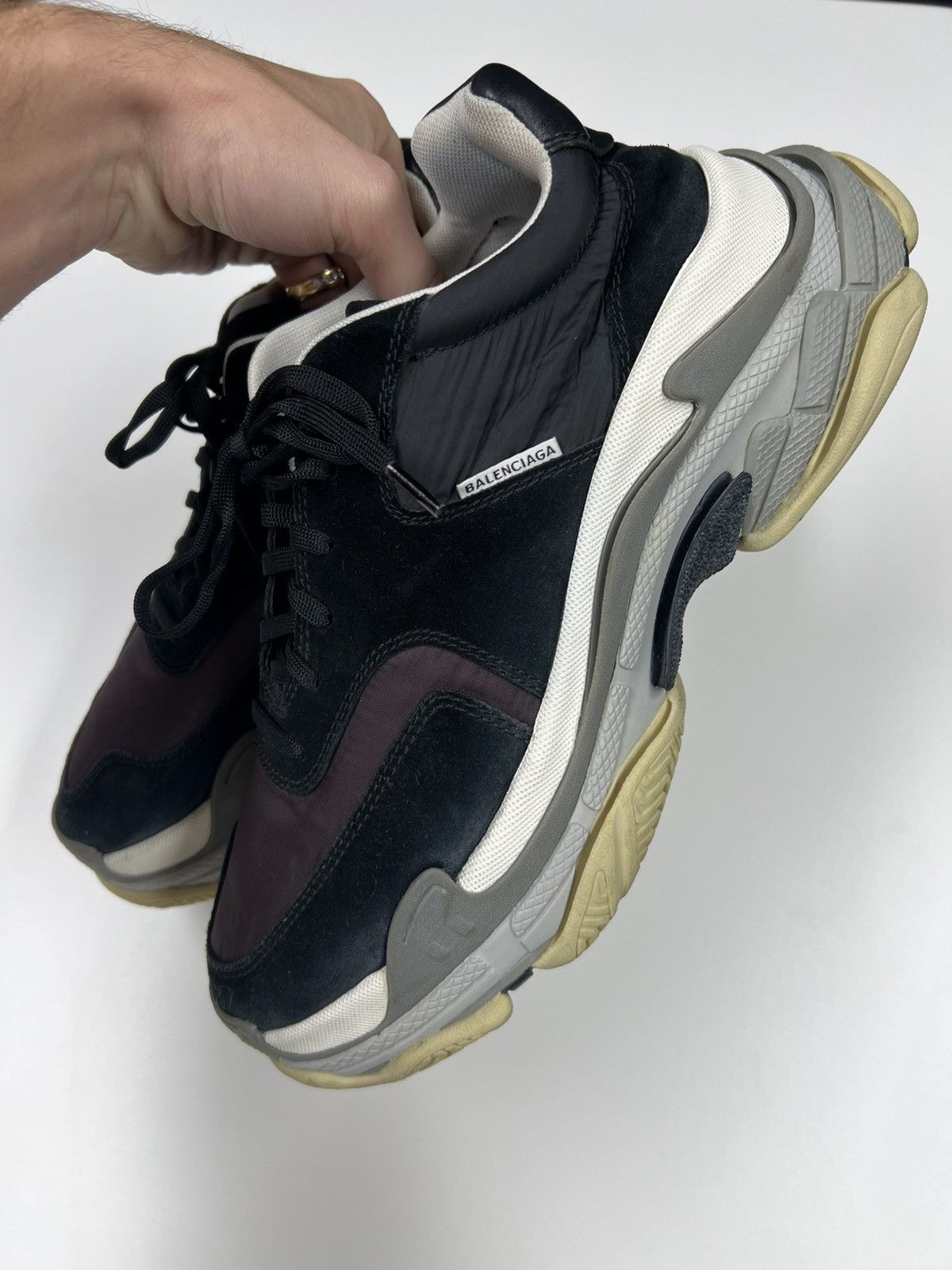 Balenciaga Balenciaga Triple S 2.0 ‘Bordeaux’ Suede/Nylon Sneakers Size US 10 / EU 43 - 2 Thumbnail