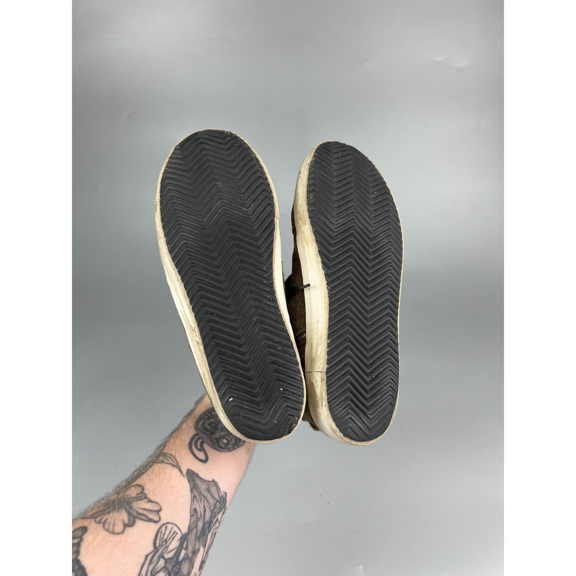 Golden Goose Vintage Golden Goose Hi Top Suede Sneakers (Y0866) Size US 7 / IT 37 - 19 Thumbnail