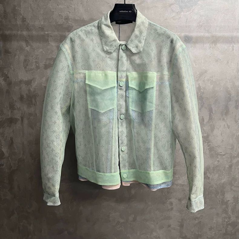 Louis Vuitton Louis Vuitton Multicolored silk denim full print jacket 250 Size US M / EU 48-50 / 2 - 1 Thumbnail